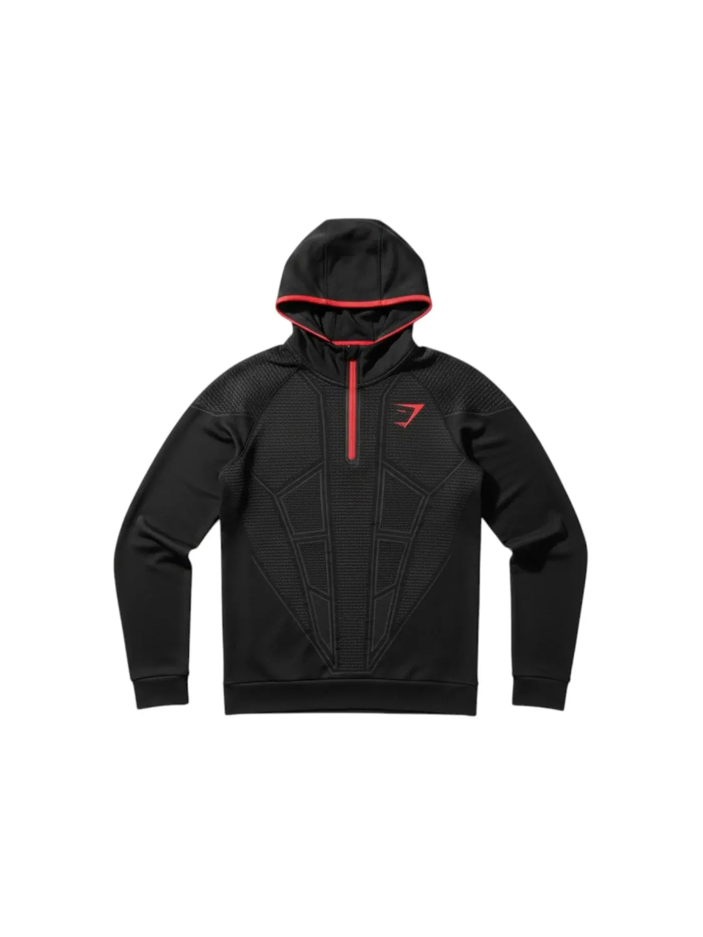 Мужская худи Onyx V1 Gymshark — изображение 1 из 1, черный/серый/красный