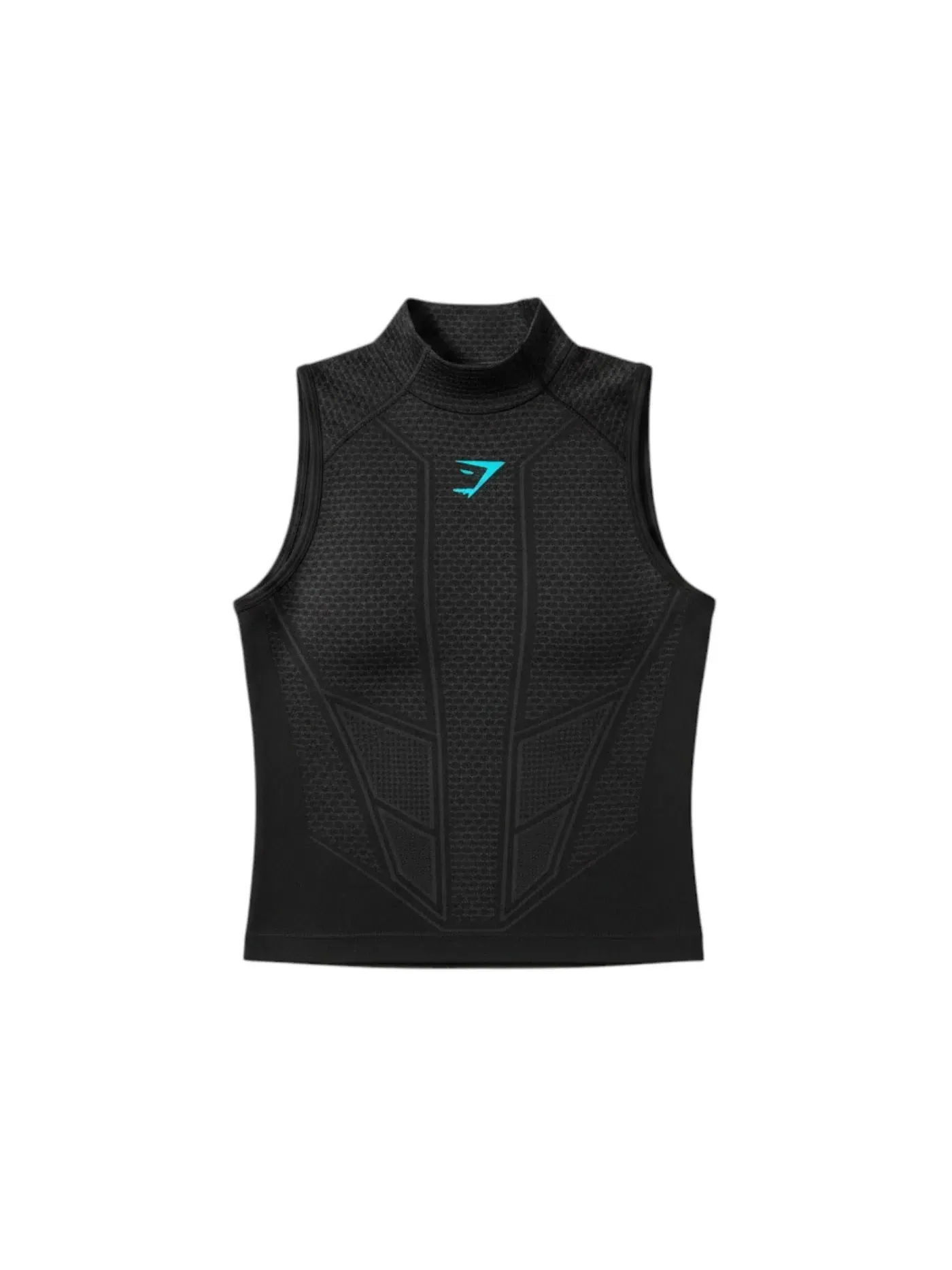 Женский топ-майка Onyx Gymshark — изображение 1 из 1, черный/серый/синий