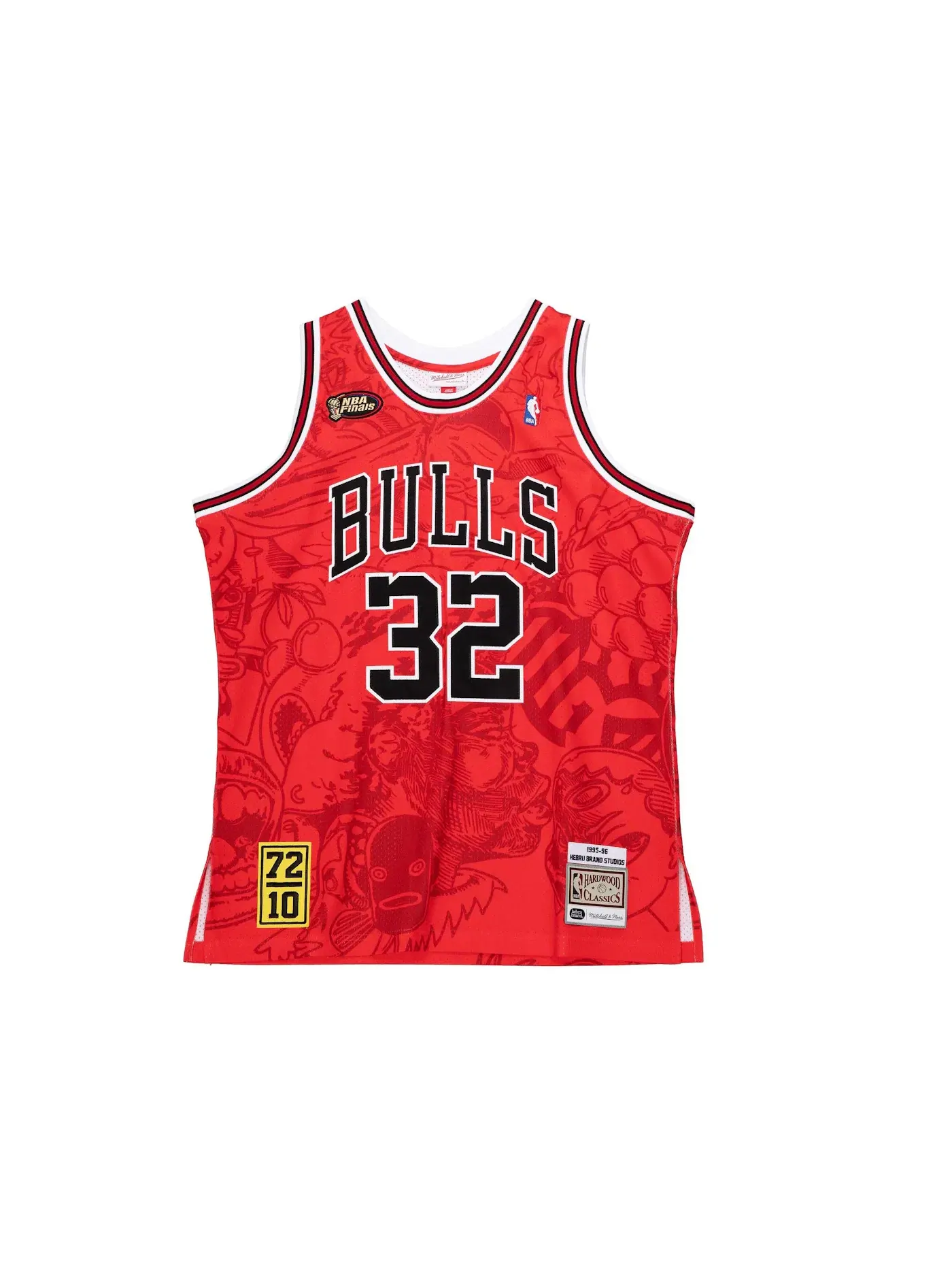 Мужская джерси с длинным рукавом Hebru Brantley x Mitchell & Ness Chicago Bulls Jersey
