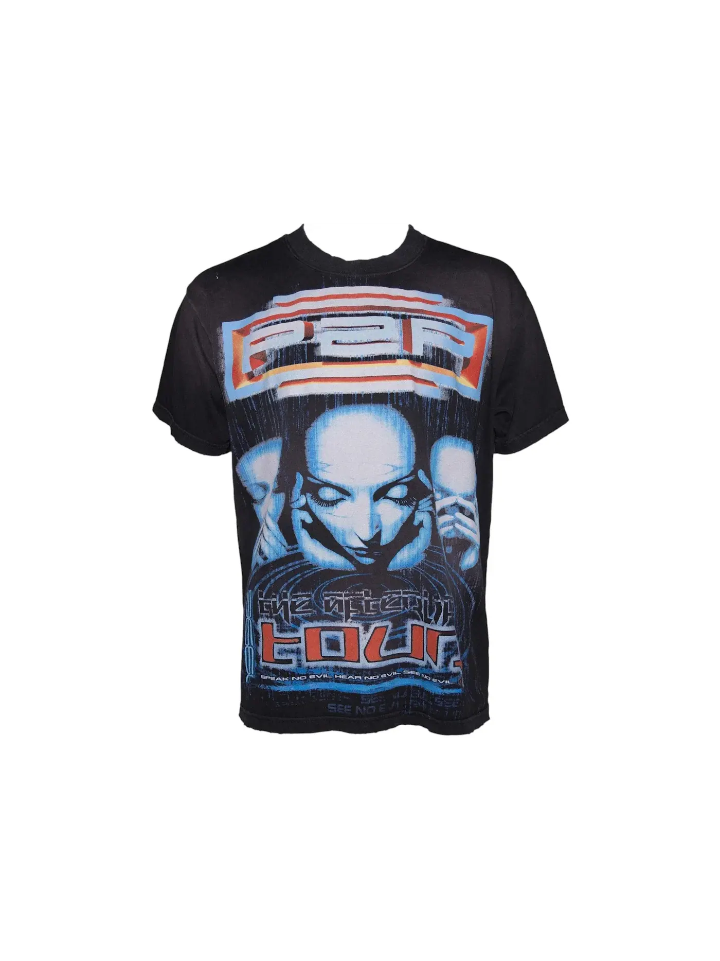 Мужская футболка с принтом Hellstar Afterlife Tour T-Shirt Hellstar — изображение 1 из 2, черный