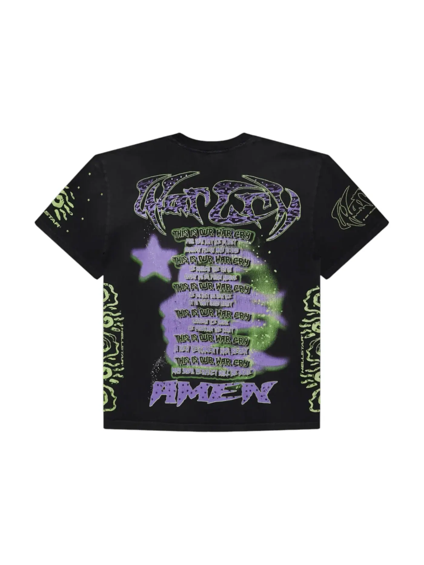 Мужская футболка с принтом Hellstar T-Shirt Hellstar — изображение 2 из 2, черный
