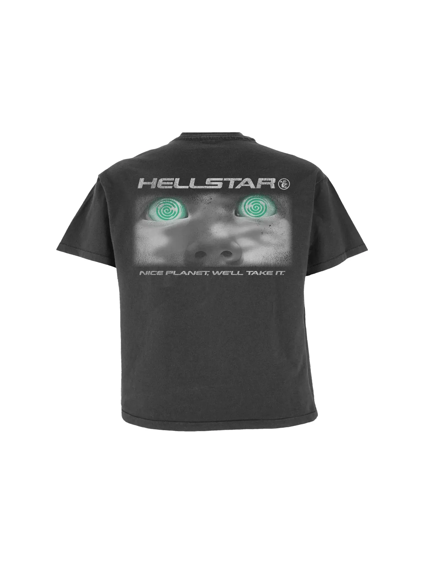 Детская футболка с принтом Hellstar T-Shirt — изображение 2 из 2, черный