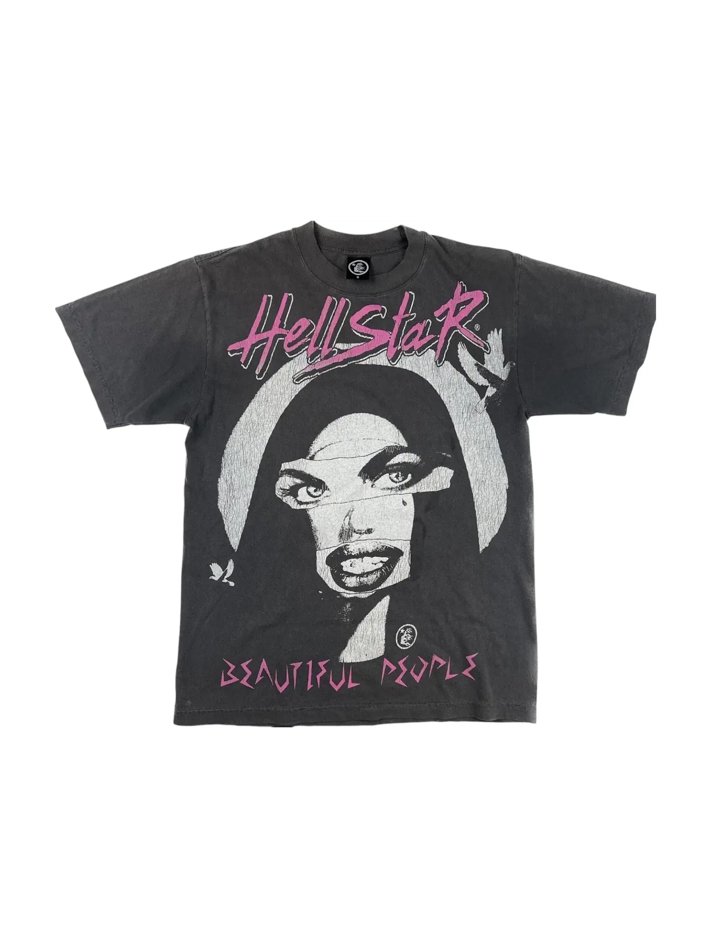 Мужская футболка с принтом Hellstar T-shirt — изображение 1 из 2, черный
