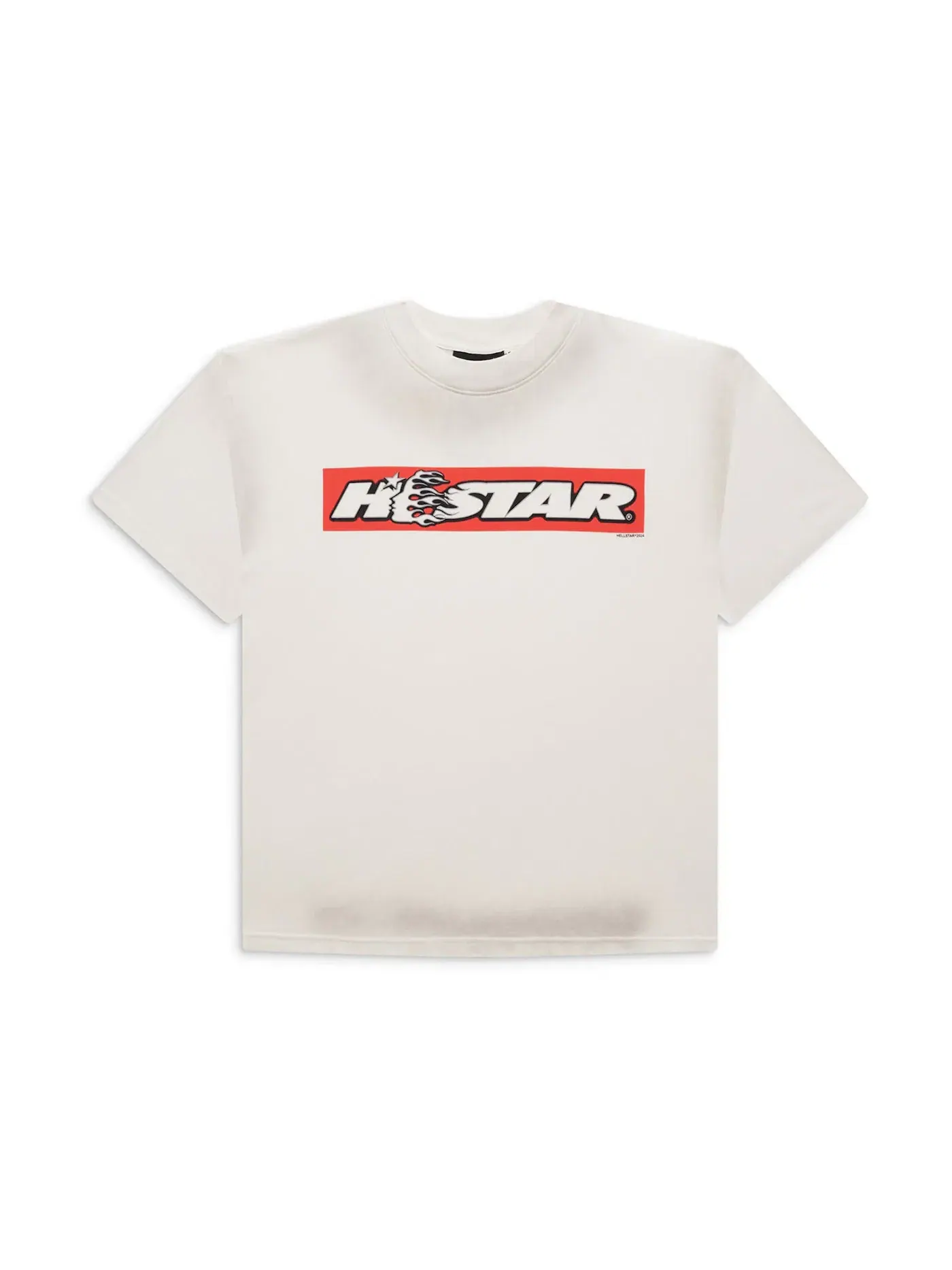 Мужская футболка с принтом Hellstar Box Logo T-Shirt — изображение 1 из 2, красный