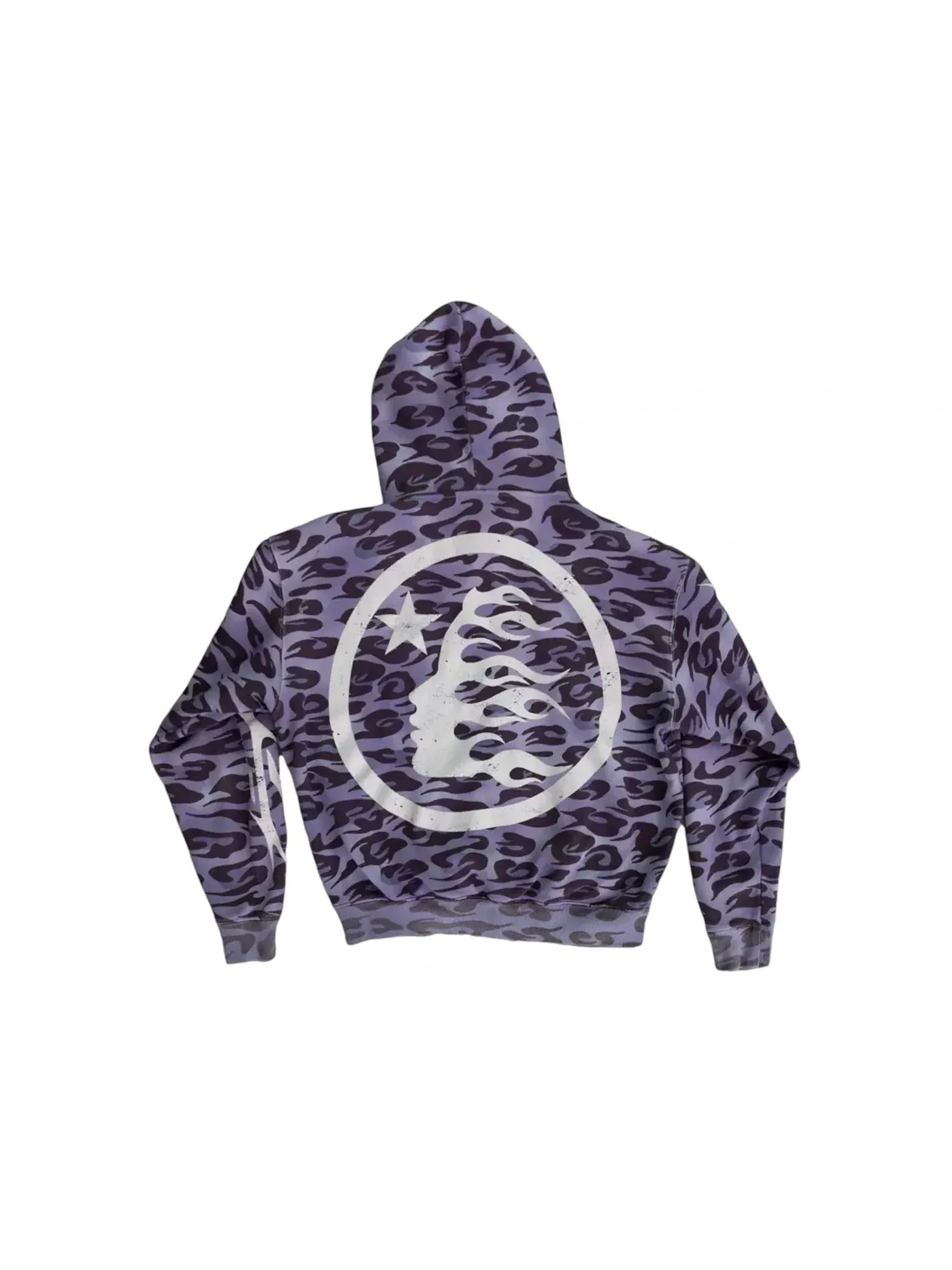 Мужская худи с принтом Hellstar Hoodie — изображение 1 из 2, фиолетовый