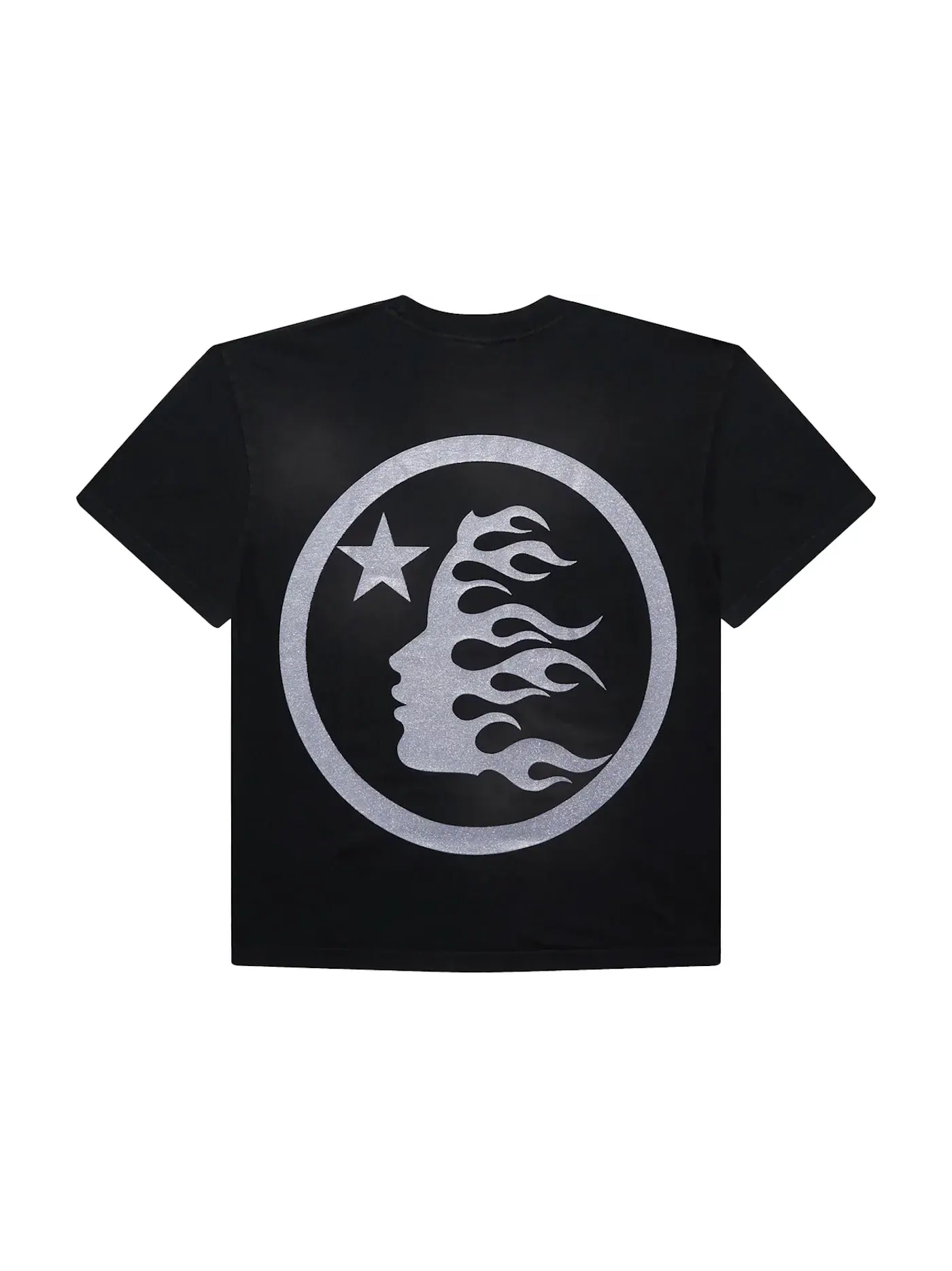 Мужская футболка с принтом Hellstar T-shirt — изображение 2 из 2, черный