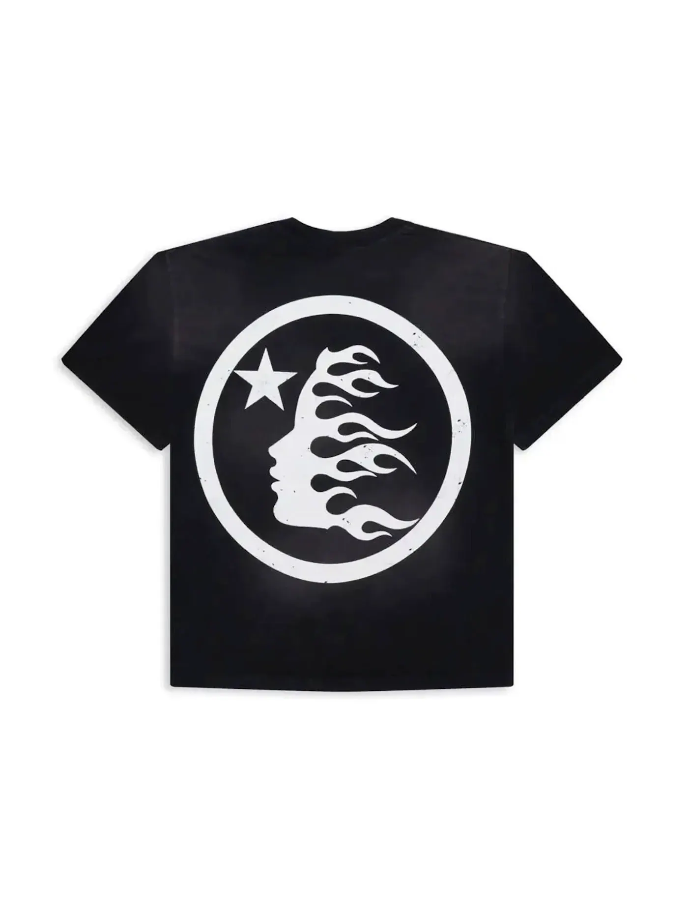 Мужская футболка с принтом Classic Logo Gel Print Hellstar — изображение 2 из 2, черный