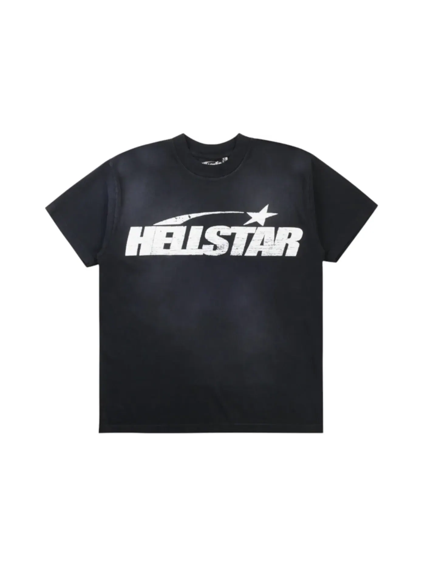 Мужская футболка с принтом Hellstar Classic Logo Glow in the Dark Tee — изображение 1 из 2, черный