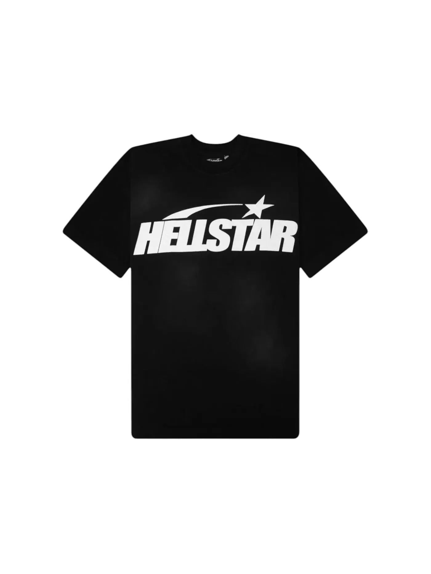 Мужская футболка с принтом Hellstar Classic Logo Rhinestones Tee — изображение 1 из 2, черный