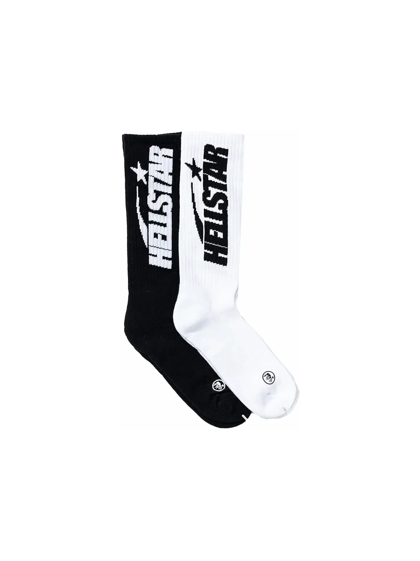 Детские носки с принтом Socks (2 Pack) Hellstar — изображение 1 из 2, белый черный