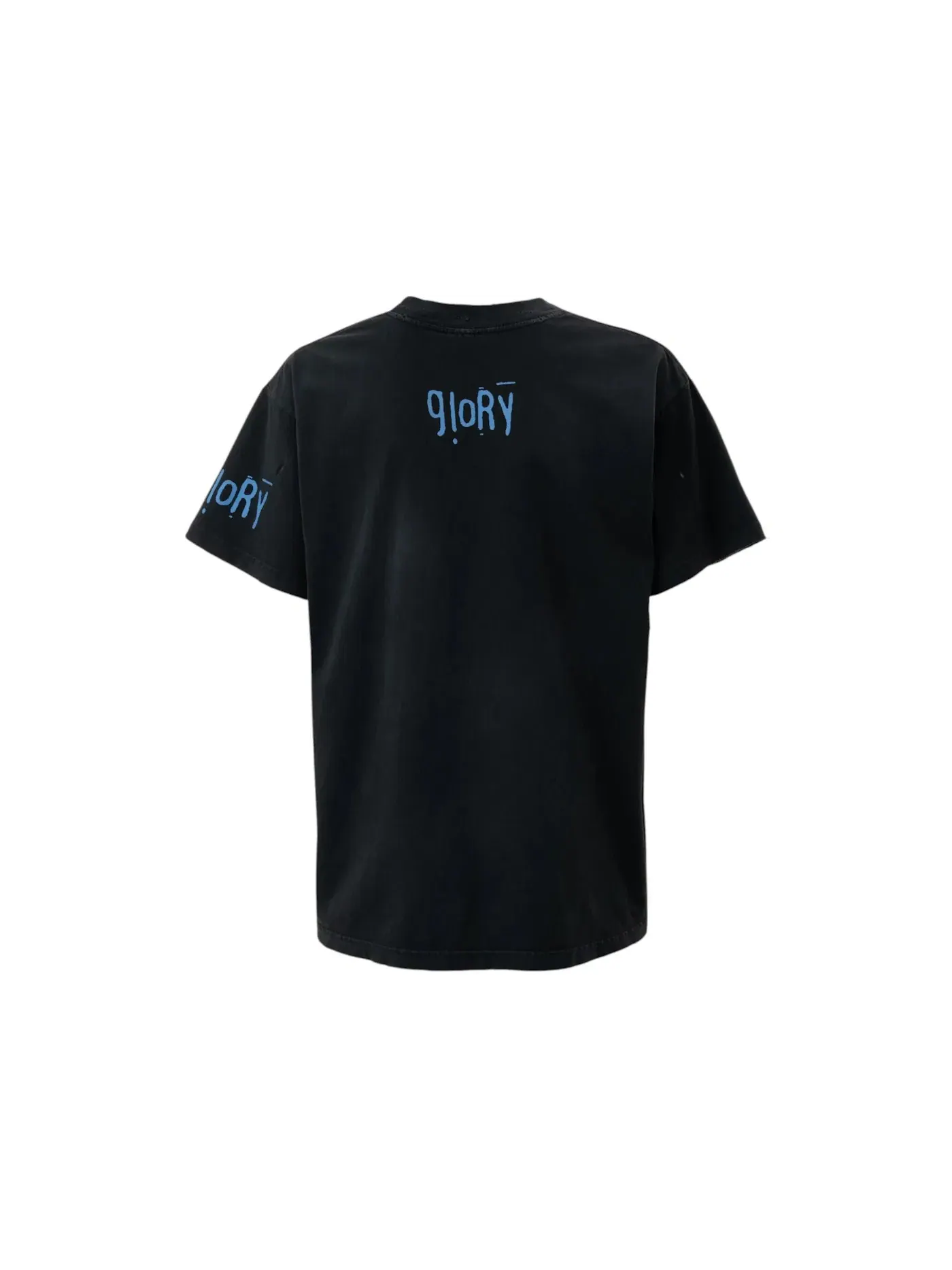 Мужская футболка с принтом Hellstar T-shirt Black — изображение 2 из 2, черный