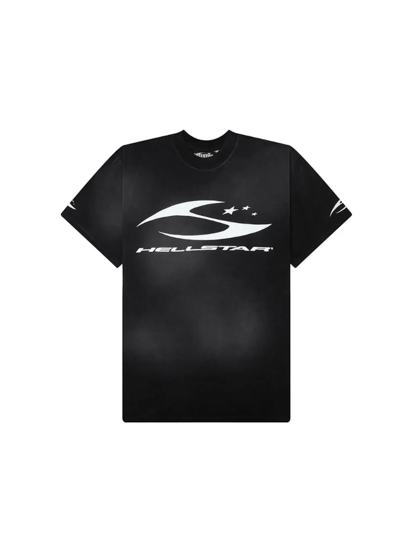 Мужская футболка с принтом Cursive Logo Glow in the Dark Hellstar