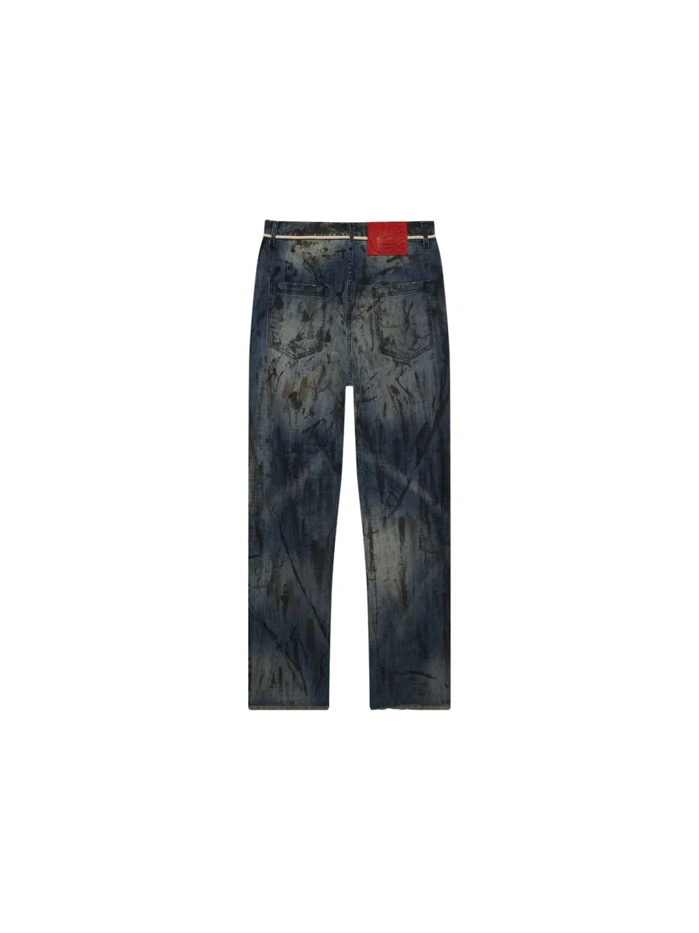 Мужские джинсы классические с потертостями Jeans Hellstar — изображение 2 из 2, синий