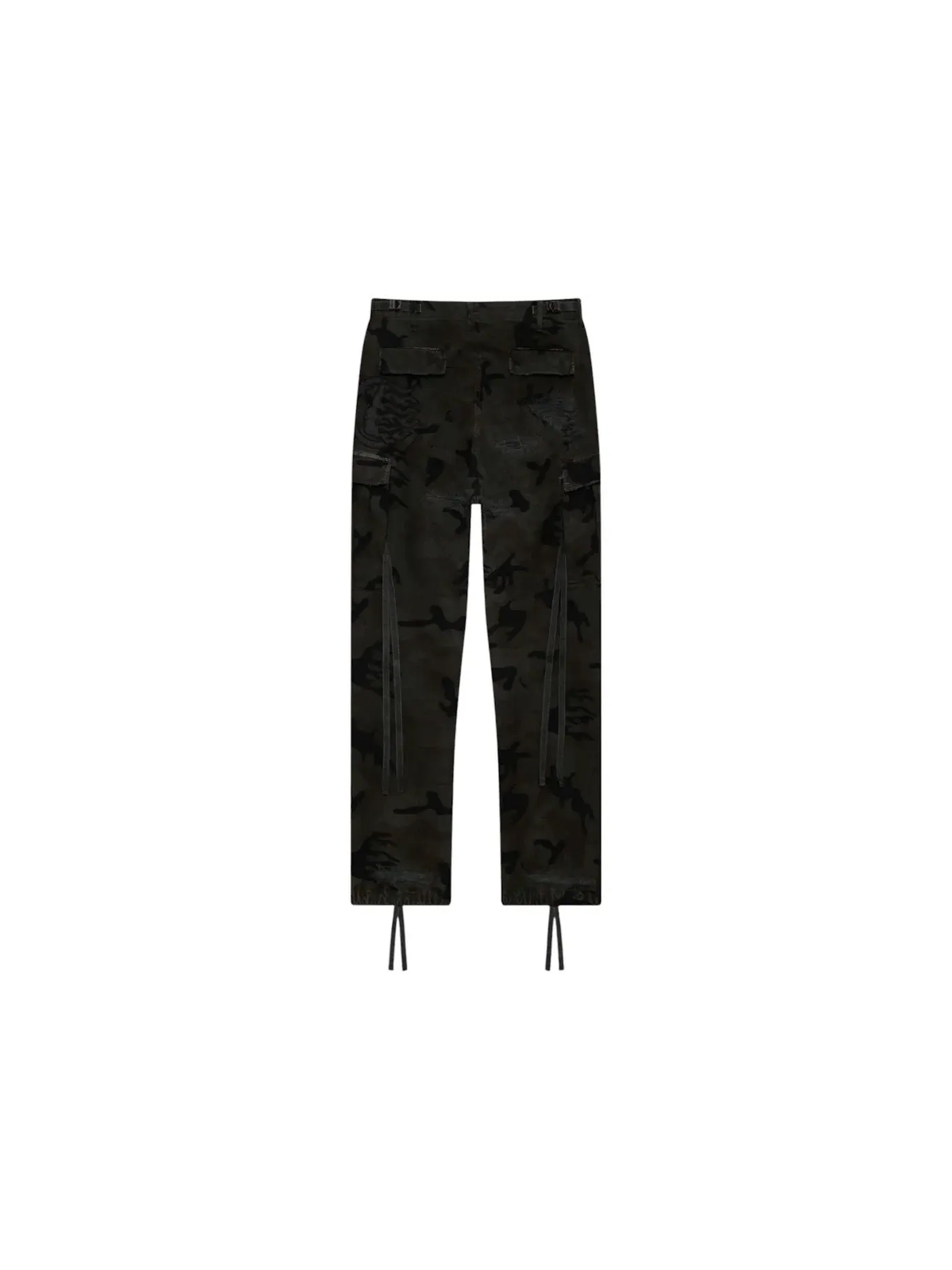 Мужские карго-брюки с эффектом потертости Hellstar Pants — изображение 2 из 2, черный