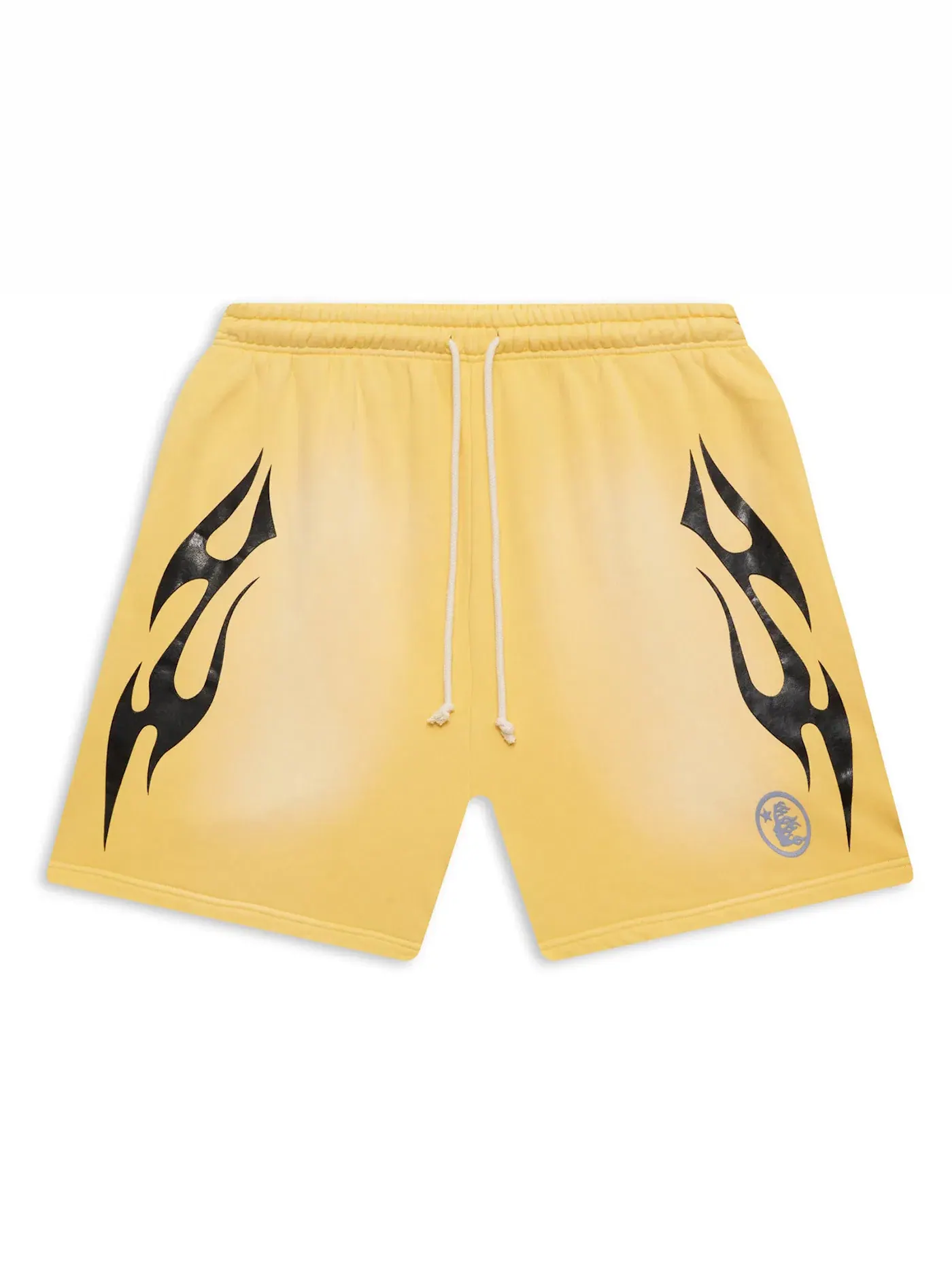Мужские шорты с принтом Hellstar Flame Shorts Hellstar — изображение 1 из 2, желтый