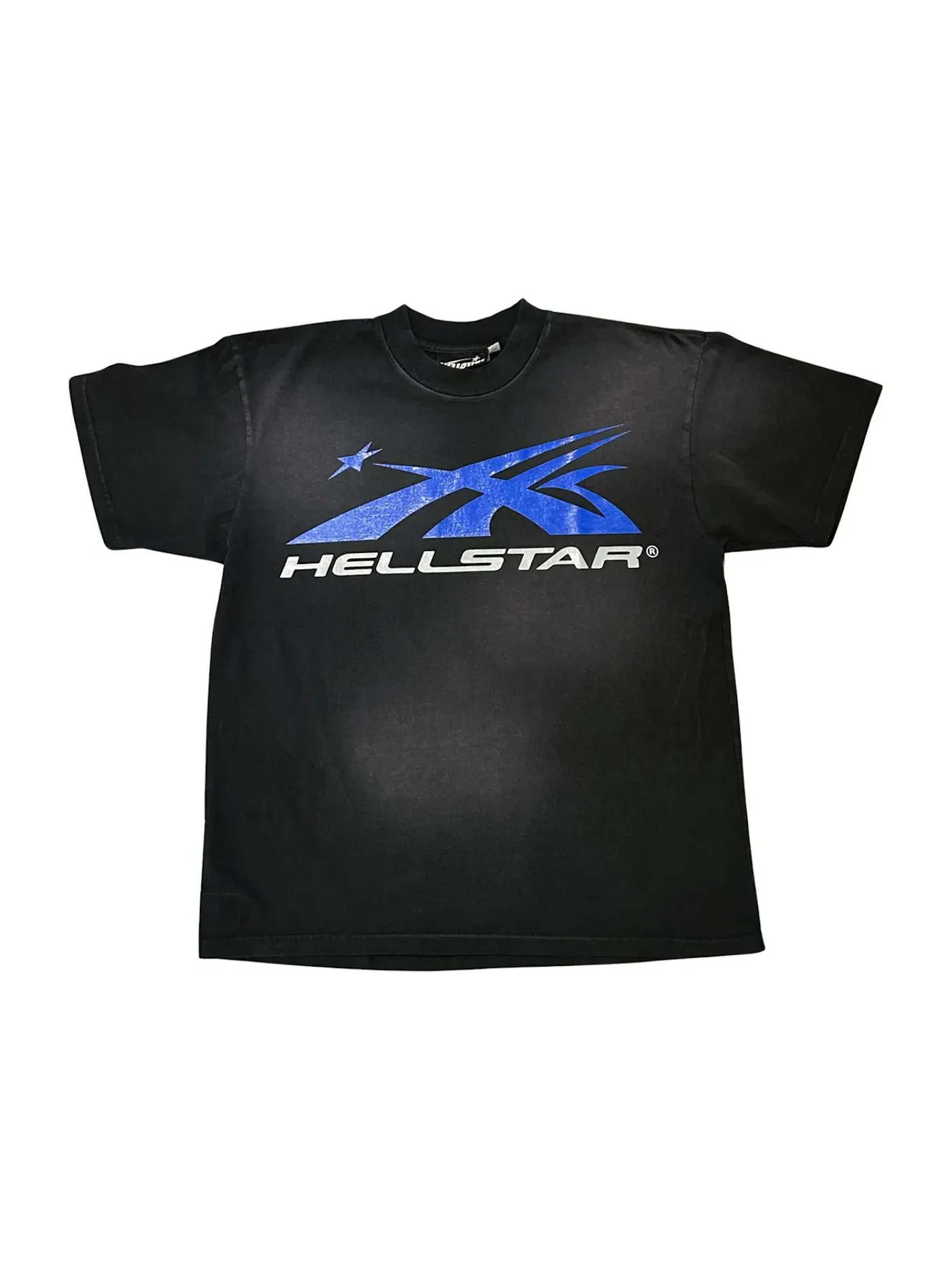 Мужская футболка с принтом Hellstar Gel Sport Logo Hellstar — изображение 1 из 2, черный/синий