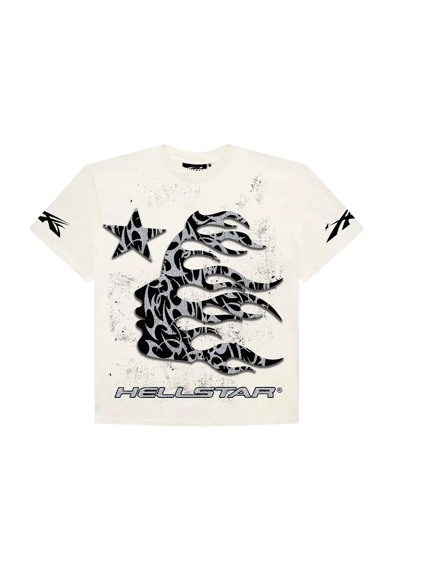 Мужская футболка с принтом Hellstar T-shirt — изображение 1 из 1, черный