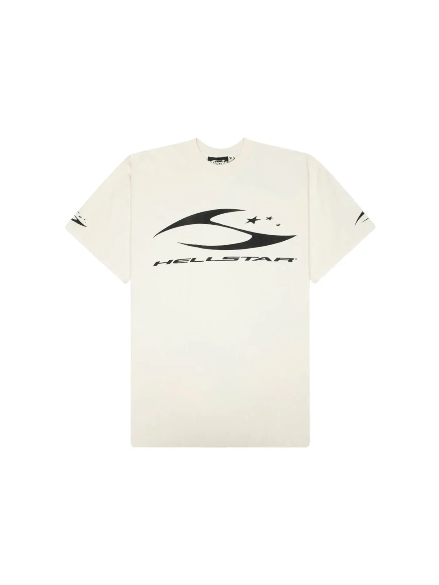 Мужская футболка с принтом Hellstar H Cursive Logo T-shirt — изображение 1 из 2, белый