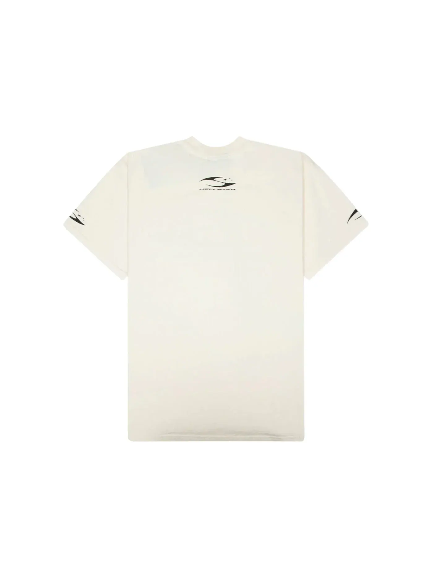 Мужская футболка с принтом Hellstar H Cursive Logo T-shirt — изображение 2 из 2, белый