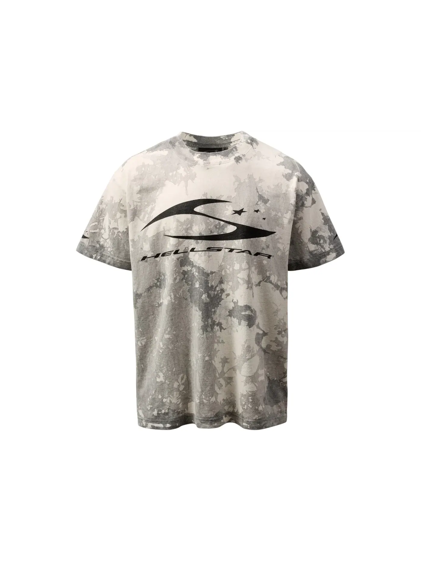 Мужская футболка с мраморным принтом T-shirt Hellstar — изображение 1 из 2, мульти