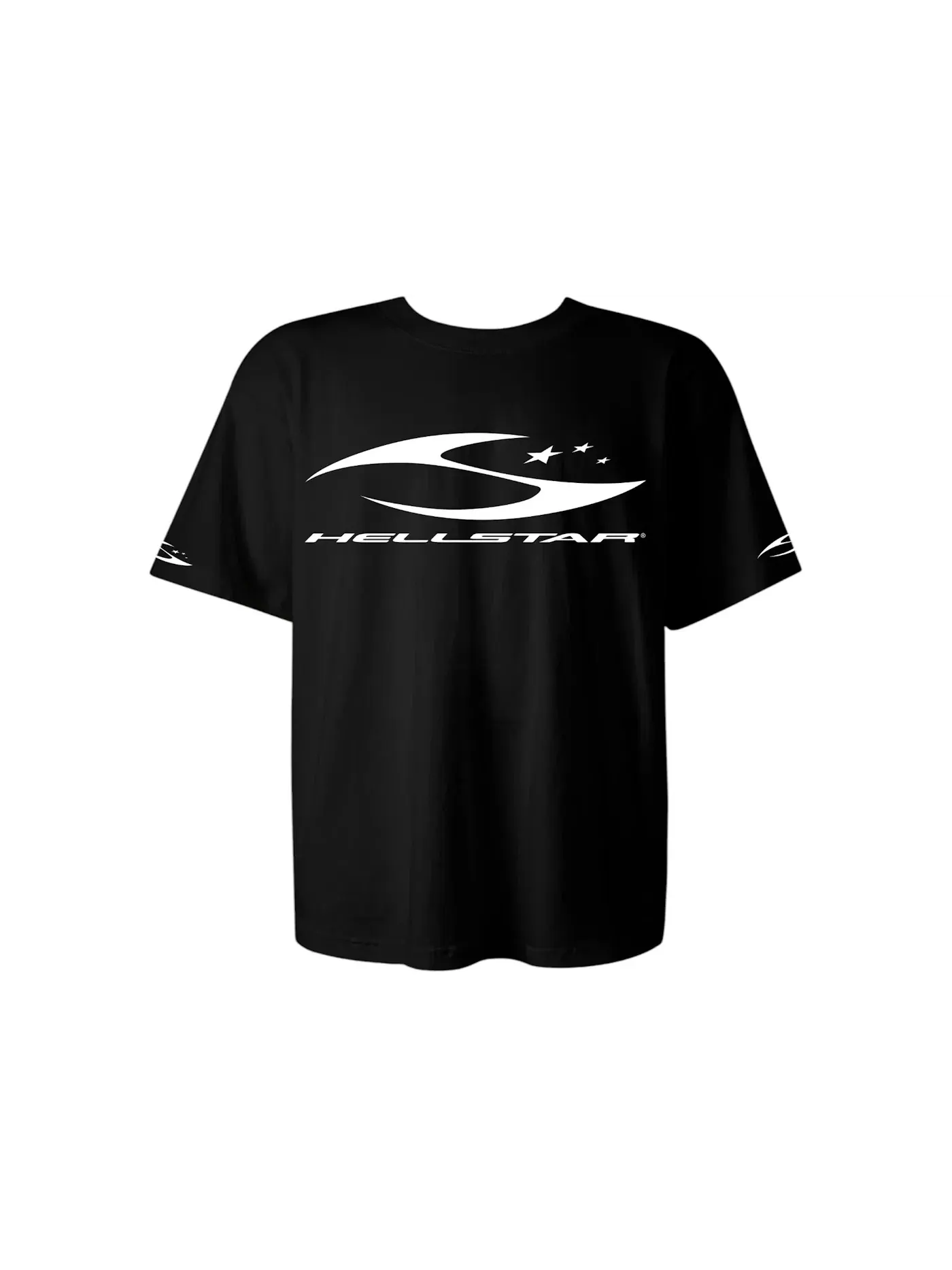 Мужская футболка с принтом T-shirt Hellstar — изображение 1 из 2, черный