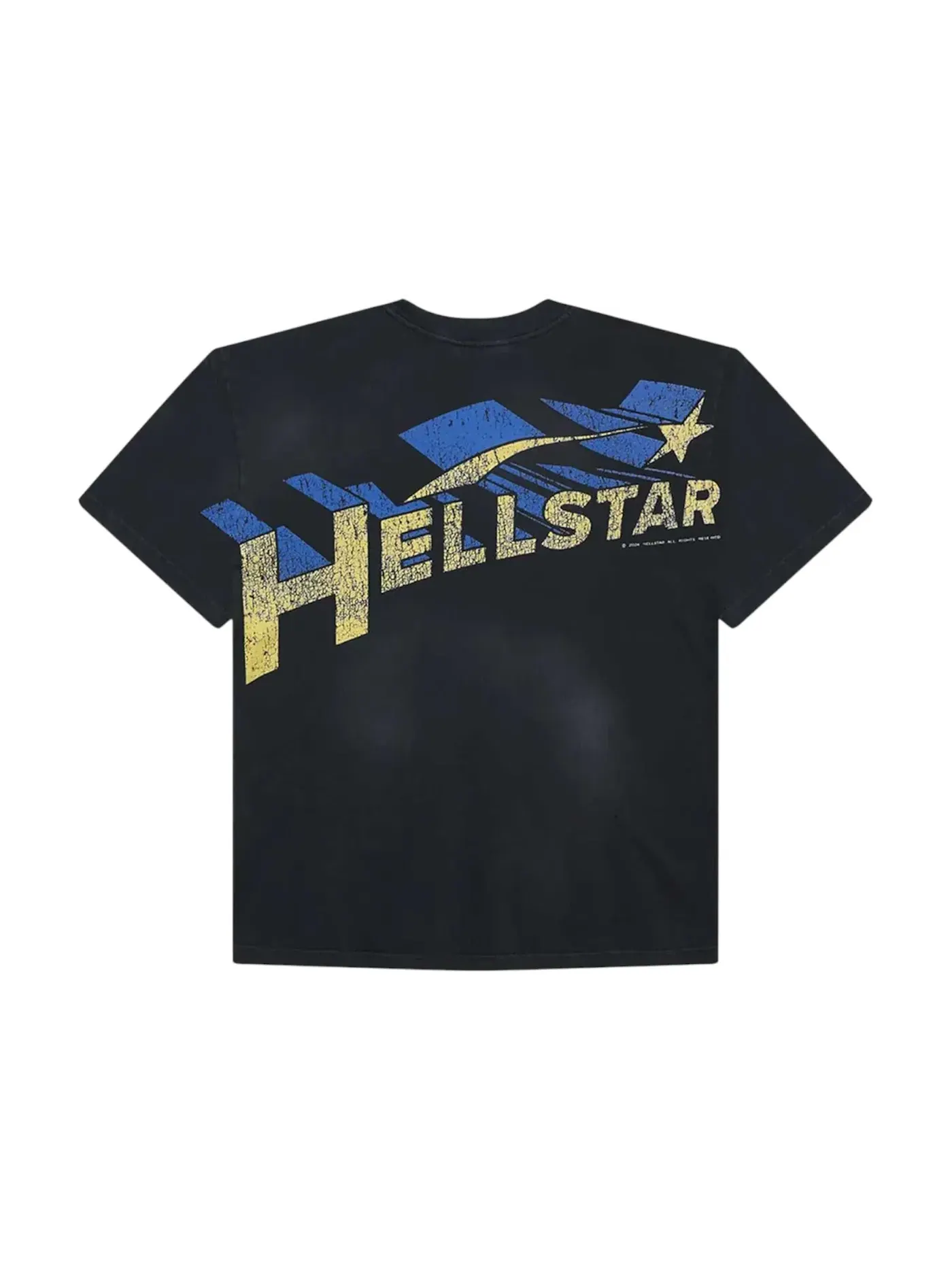 Мужская футболка с принтом Superman Hellstar — изображение 2 из 2, черный