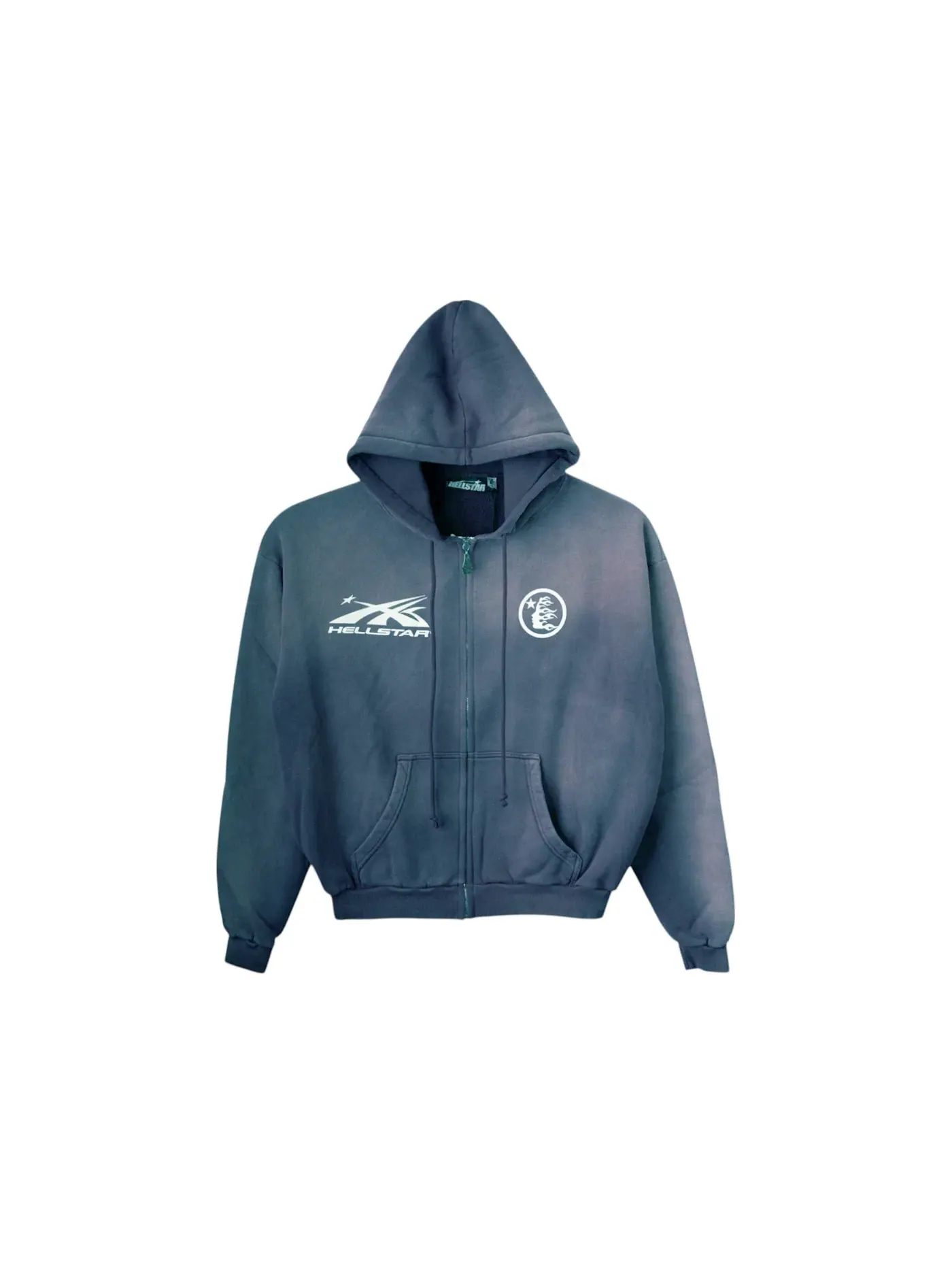 Мужская худи на молнии Hellstar Hoodie — изображение 1 из 2, изумруд