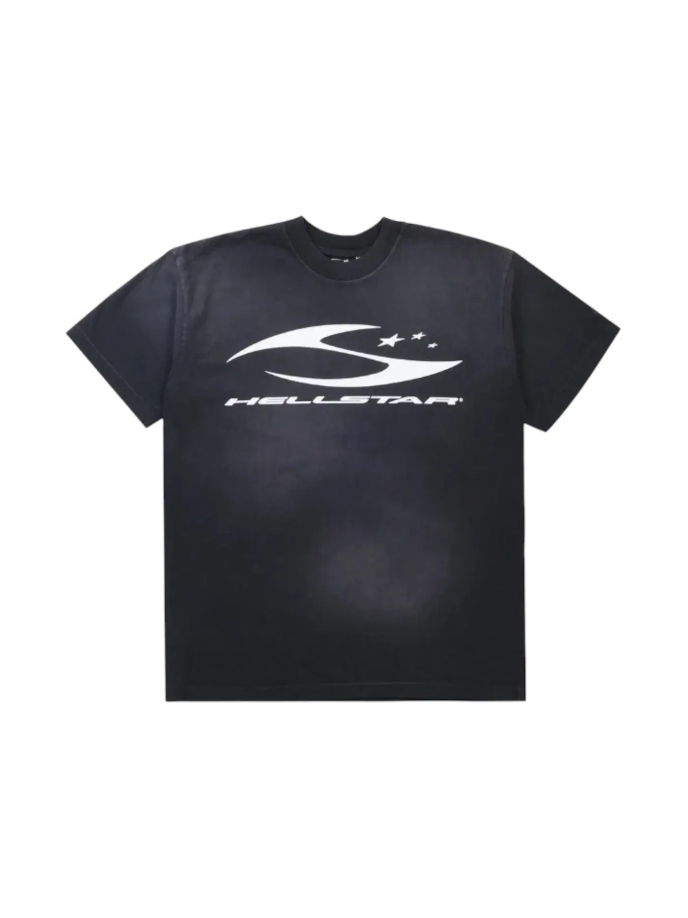 Мужская футболка с принтом Hellstar HStar Glow in the Dark Tee — изображение 1 из 1, черный