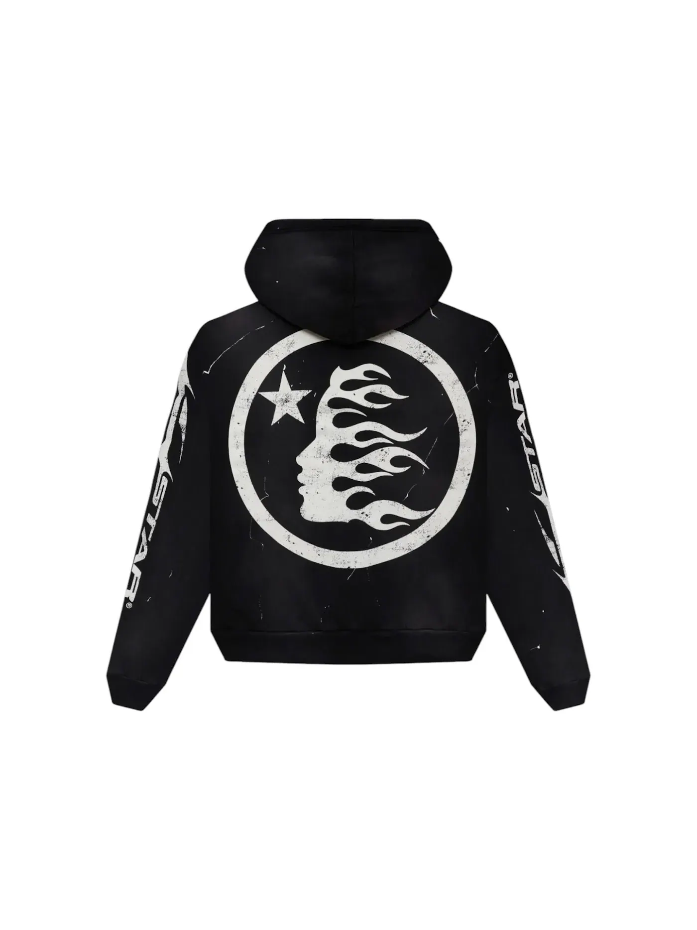 Мужской худи с принтом Hellstar Hoodie Hellstar — изображение 2 из 2, черный