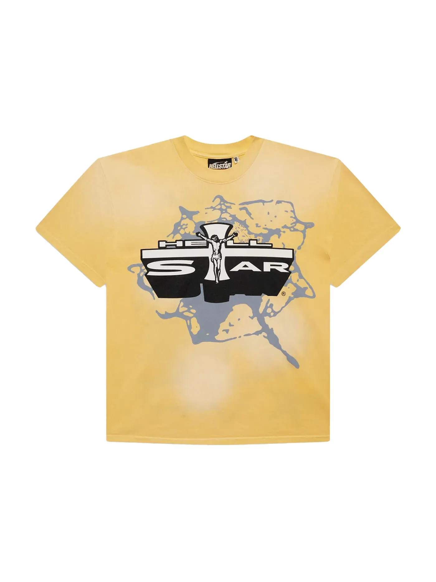 Мужская футболка с принтом Hellstar T-Shirt Hellstar — изображение 1 из 2, желтый