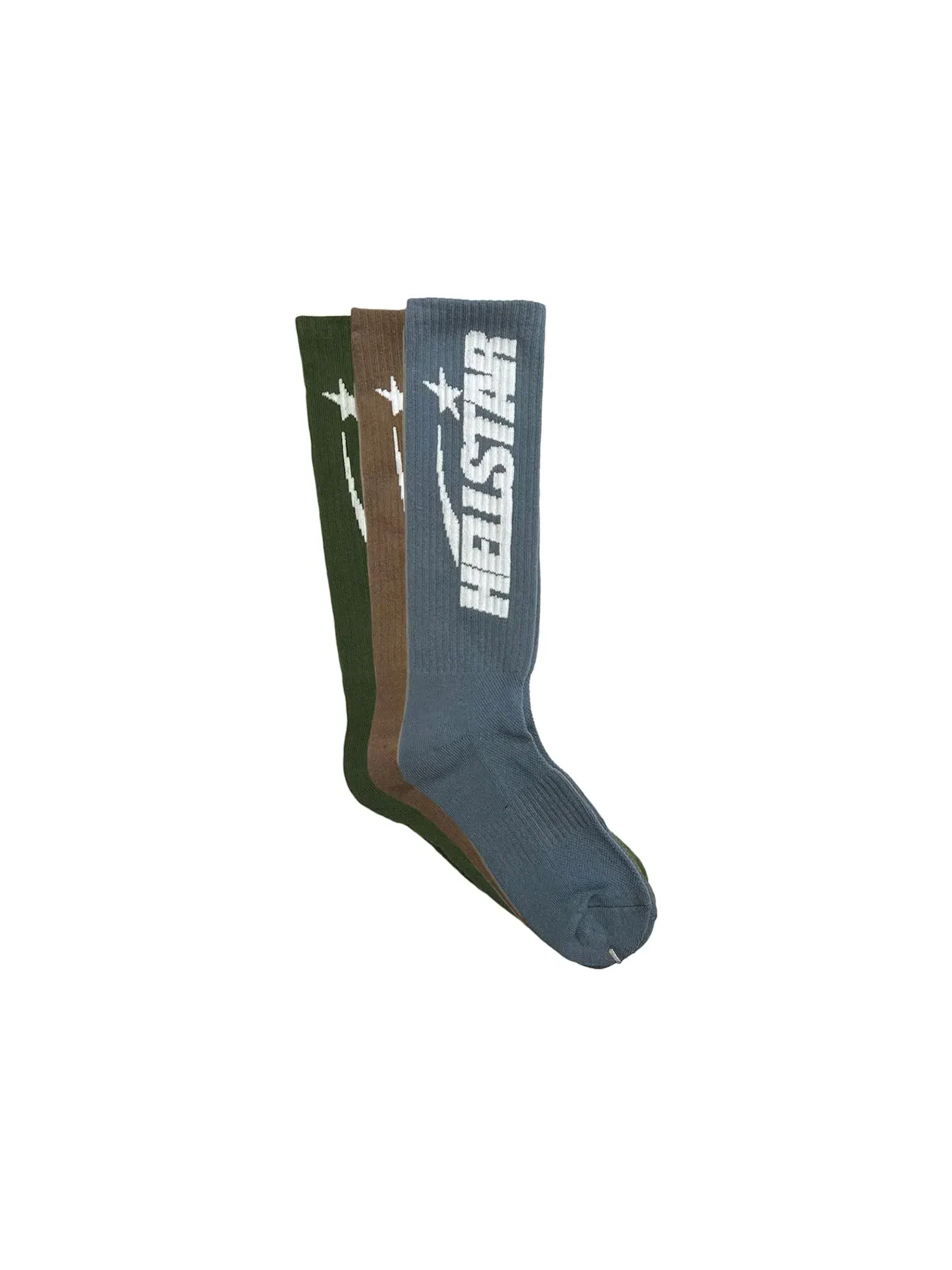 Детские носки с принтом Hellstar Logo Socks (3 Pack) Hellstar, Earth Tone — изображение 1 из 1
