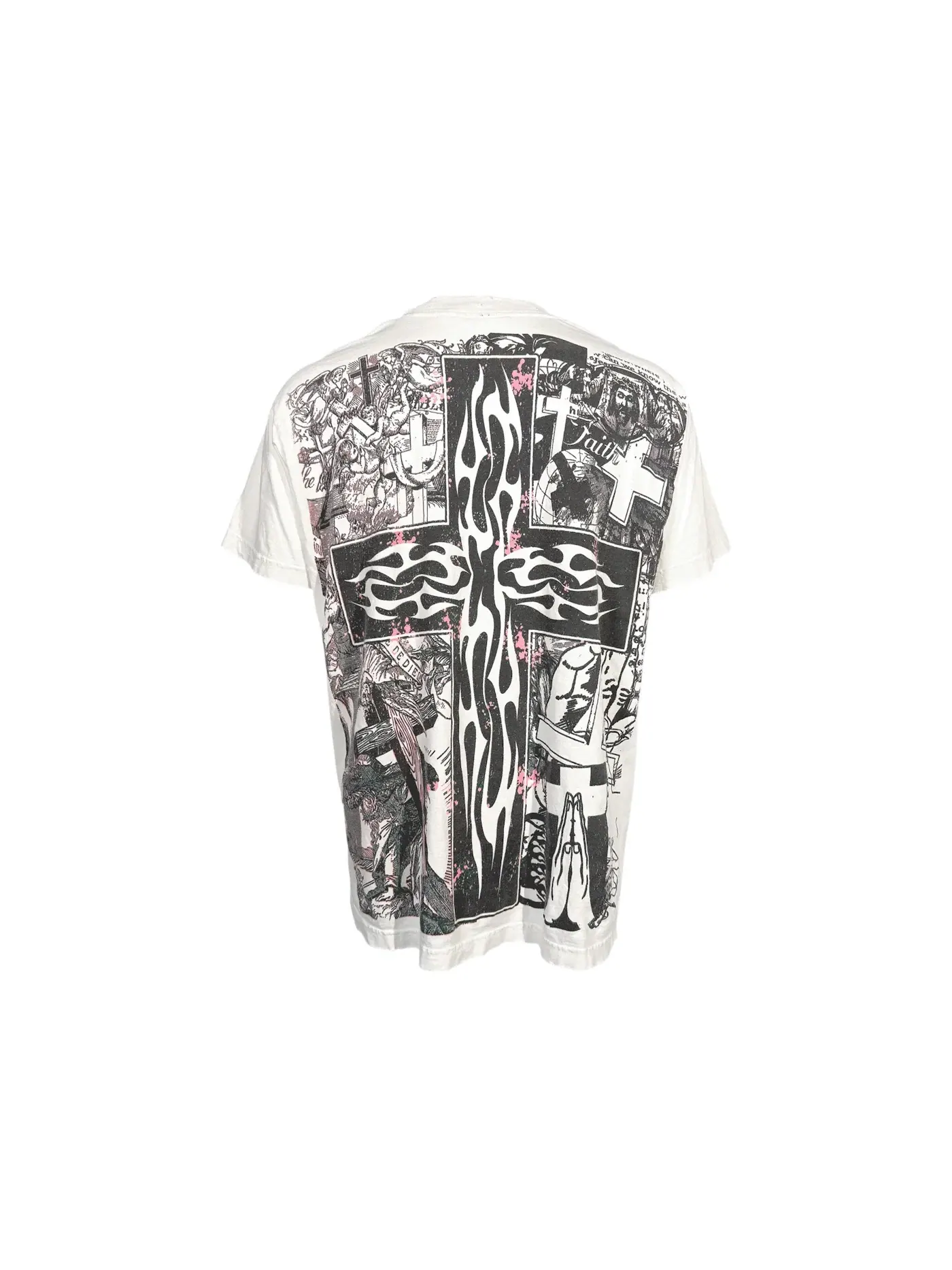 Мужская футболка с принтом Hellstar T-Shirt — изображение 2 из 2, белый