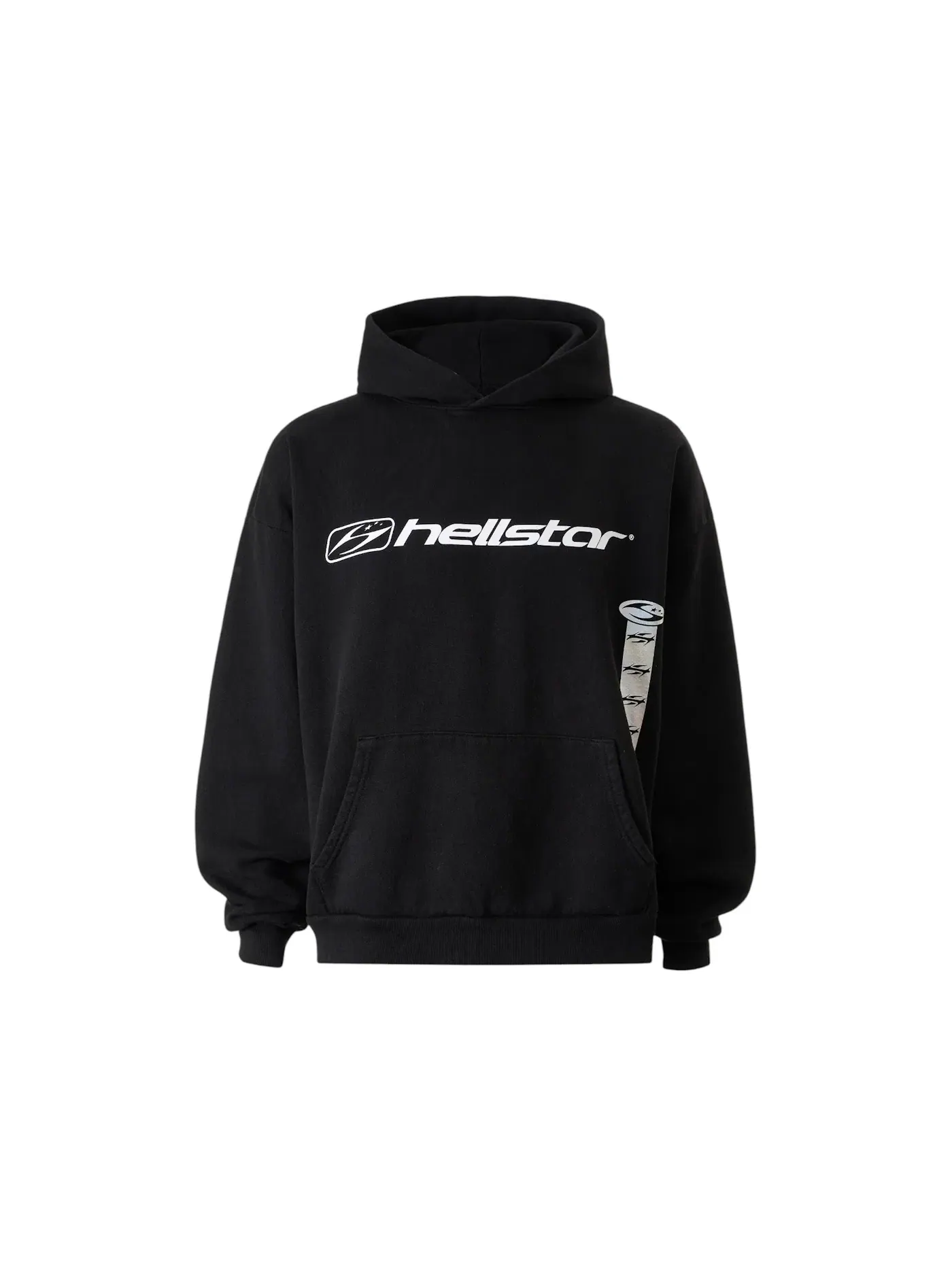 Мужская худи Marathon Hoodie Hellstar — изображение 1 из 2, черный