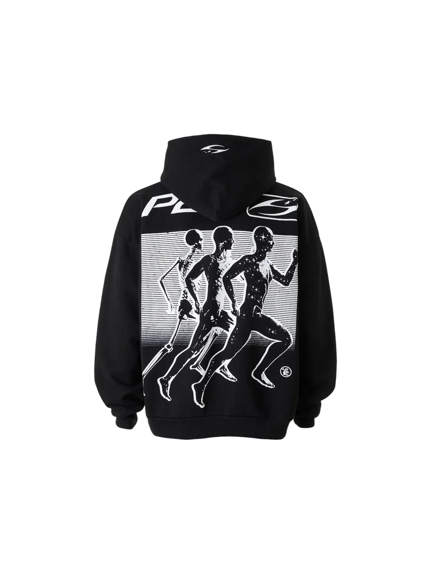 Мужская худи Marathon Hoodie Hellstar — изображение 2 из 2, черный