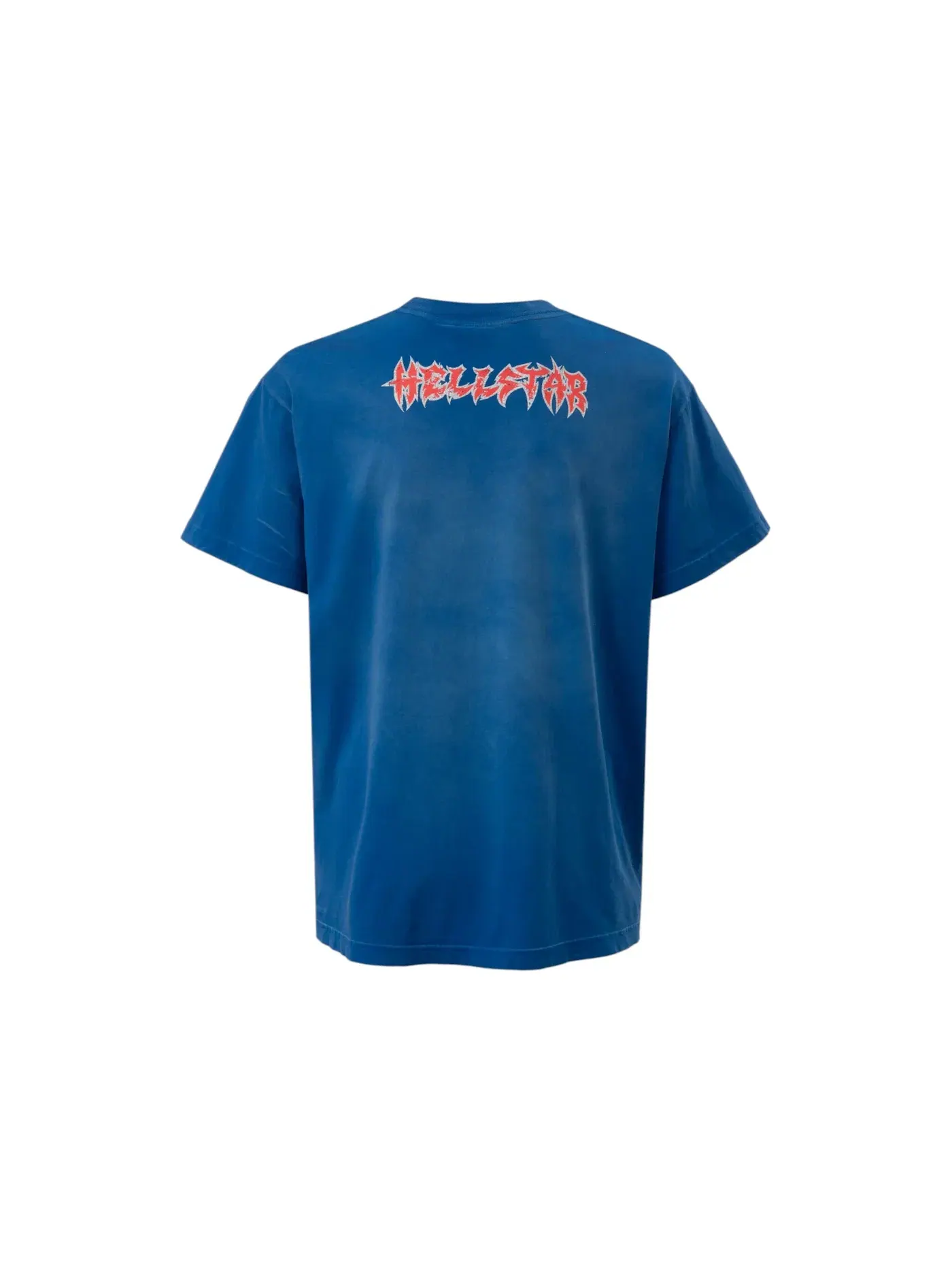 Мужская футболка с принтом Hellstar Metal Logo T-shirt Hellstar — изображение 2 из 2, синий