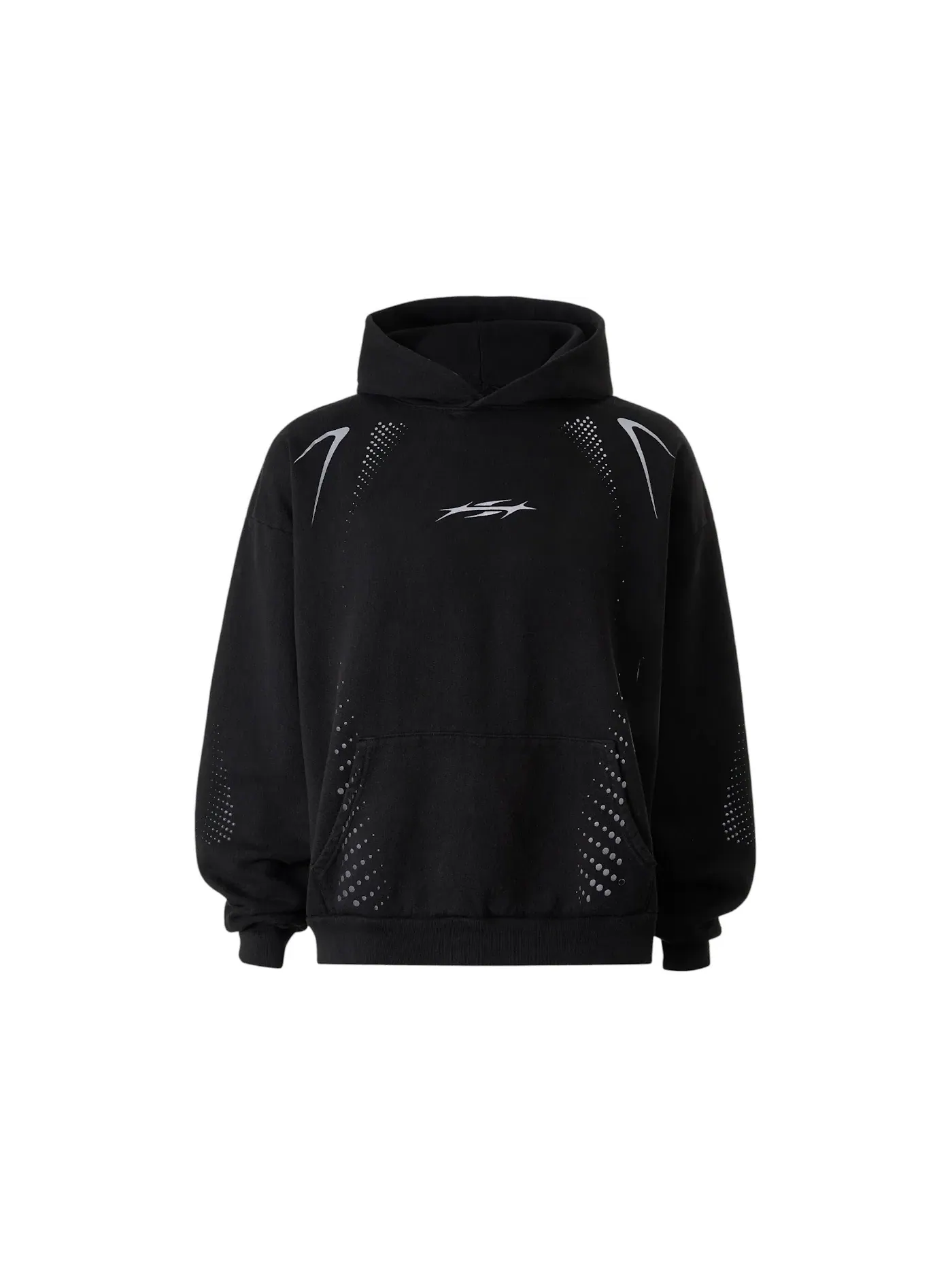 Мужская худи с принтом Hellstar P2P Hype Flight Hoodie Hellstar — изображение 1 из 2, черный