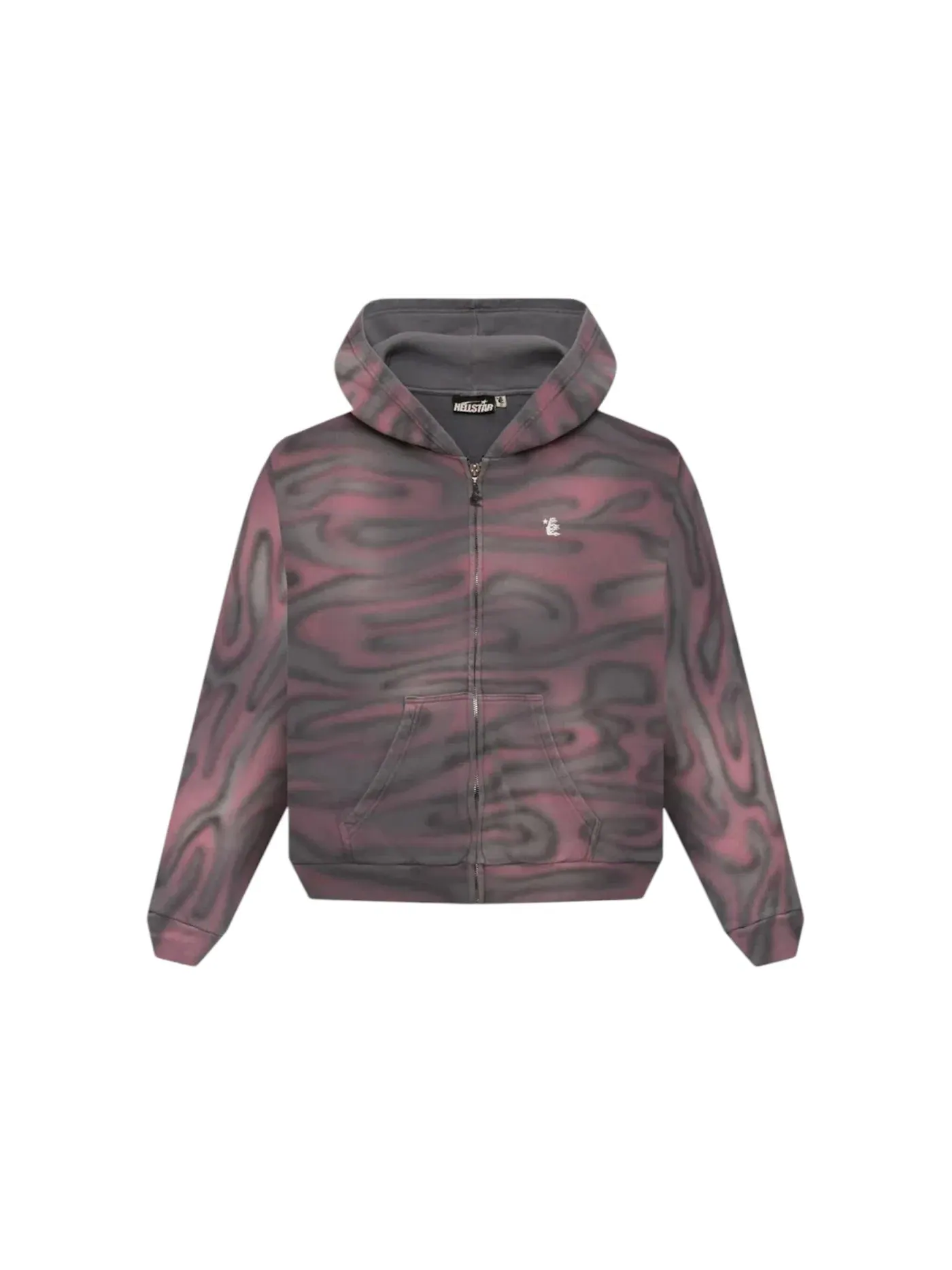 Мужская куртка с принтом Hellstar Zip-Up — изображение 1 из 2, розовый