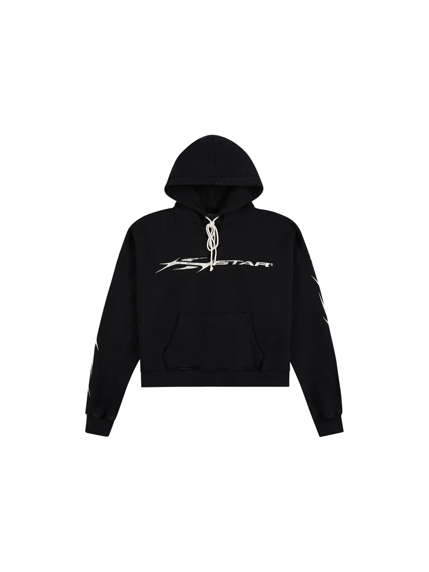 Мужская худи с принтом Hellstar Hoodie — изображение 1 из 2, черный