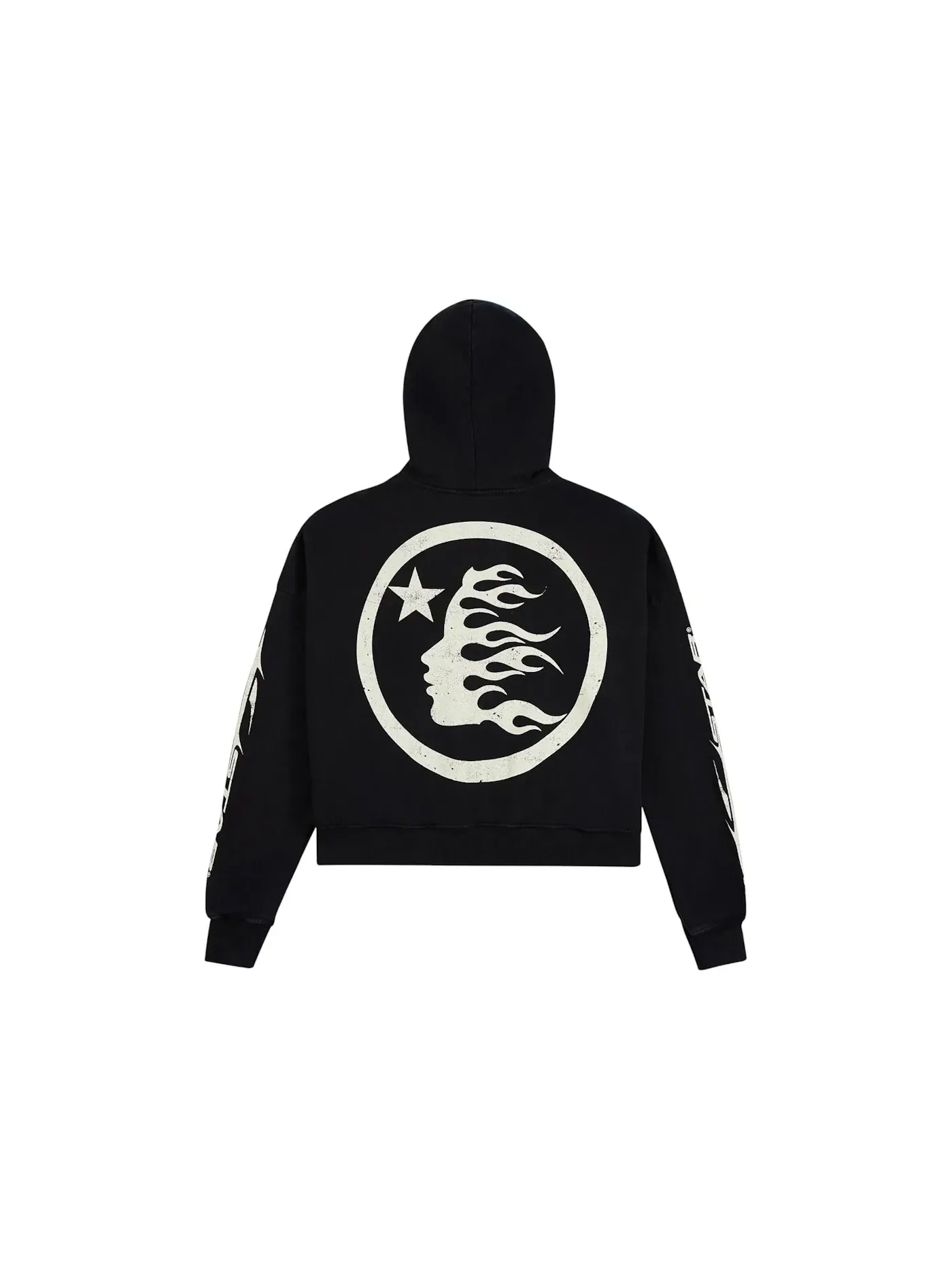Мужская худи с принтом Hellstar Hoodie — изображение 2 из 2, черный