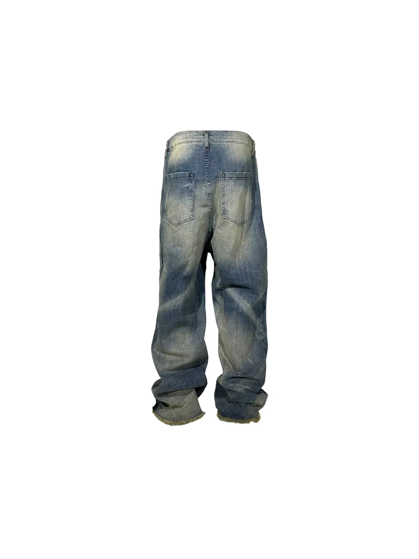 Мужские джинсы с необработанным краем Hellstar Jeans — изображение 2 из 2, синий