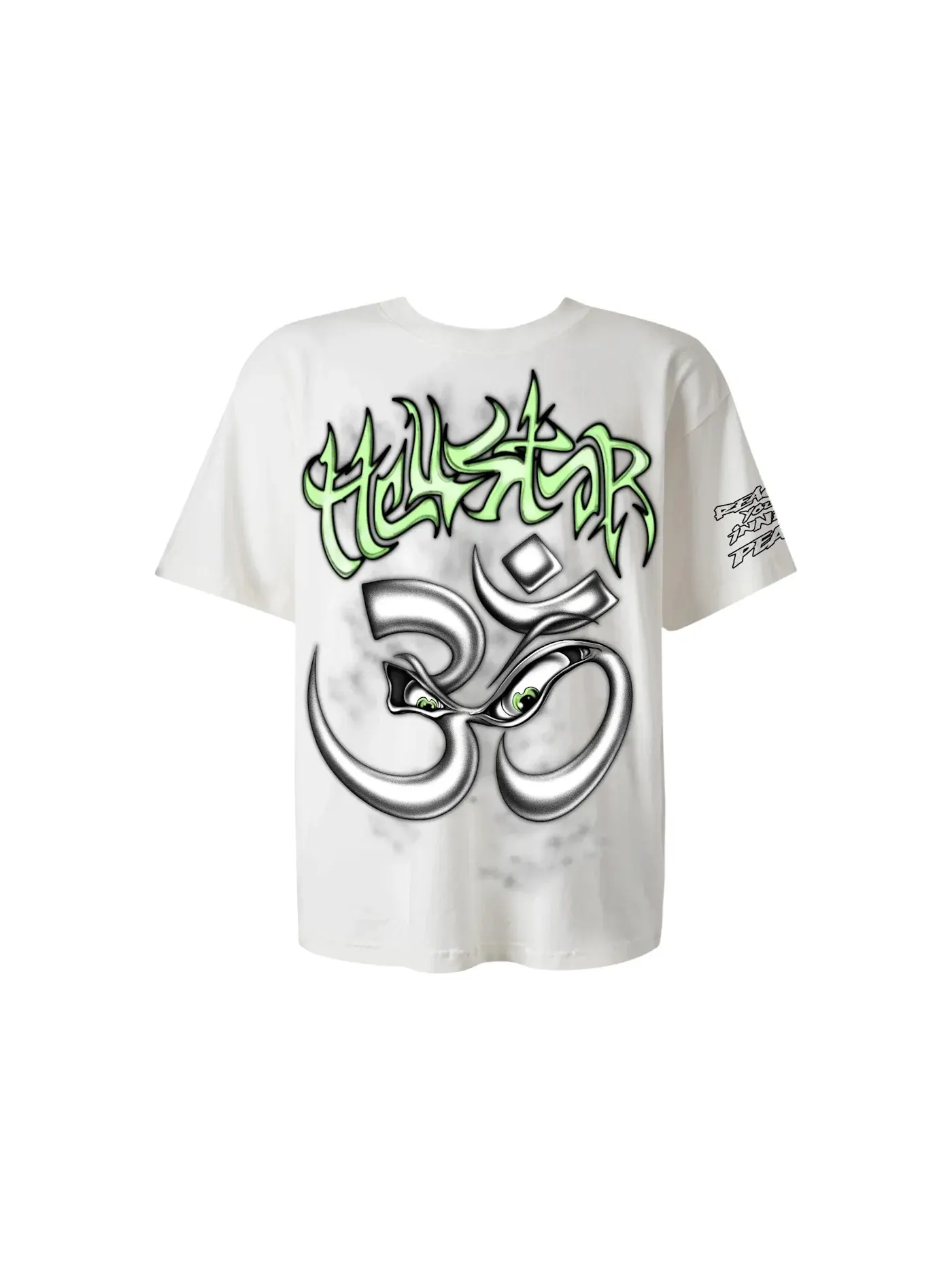 Мужская футболка с принтом Hellstar T-shirt — изображение 1 из 2, белый