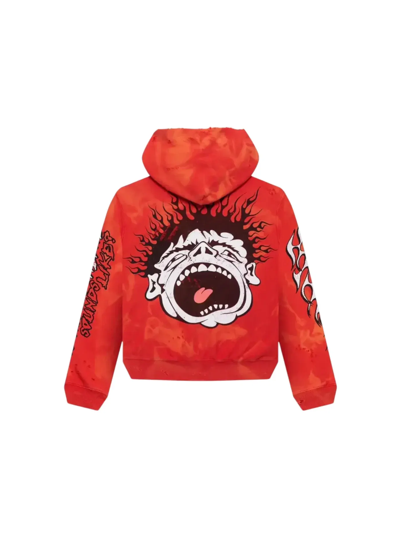 Мужская худи с принтом Lava Hoodie Hellstar — изображение 2 из 2, красный