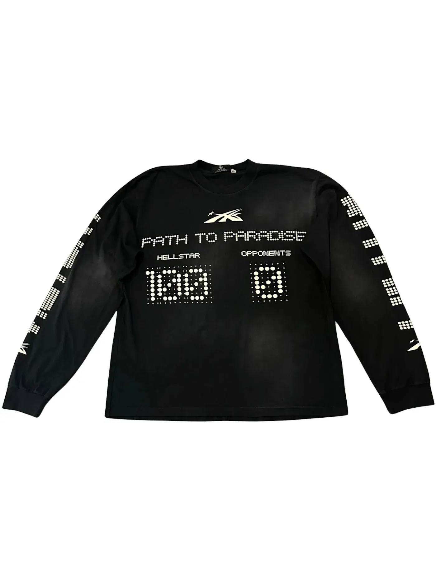 Мужская футболка с длинным рукавом Hellstar Scoreboard L/S T-shirt — изображение 1 из 2, черный