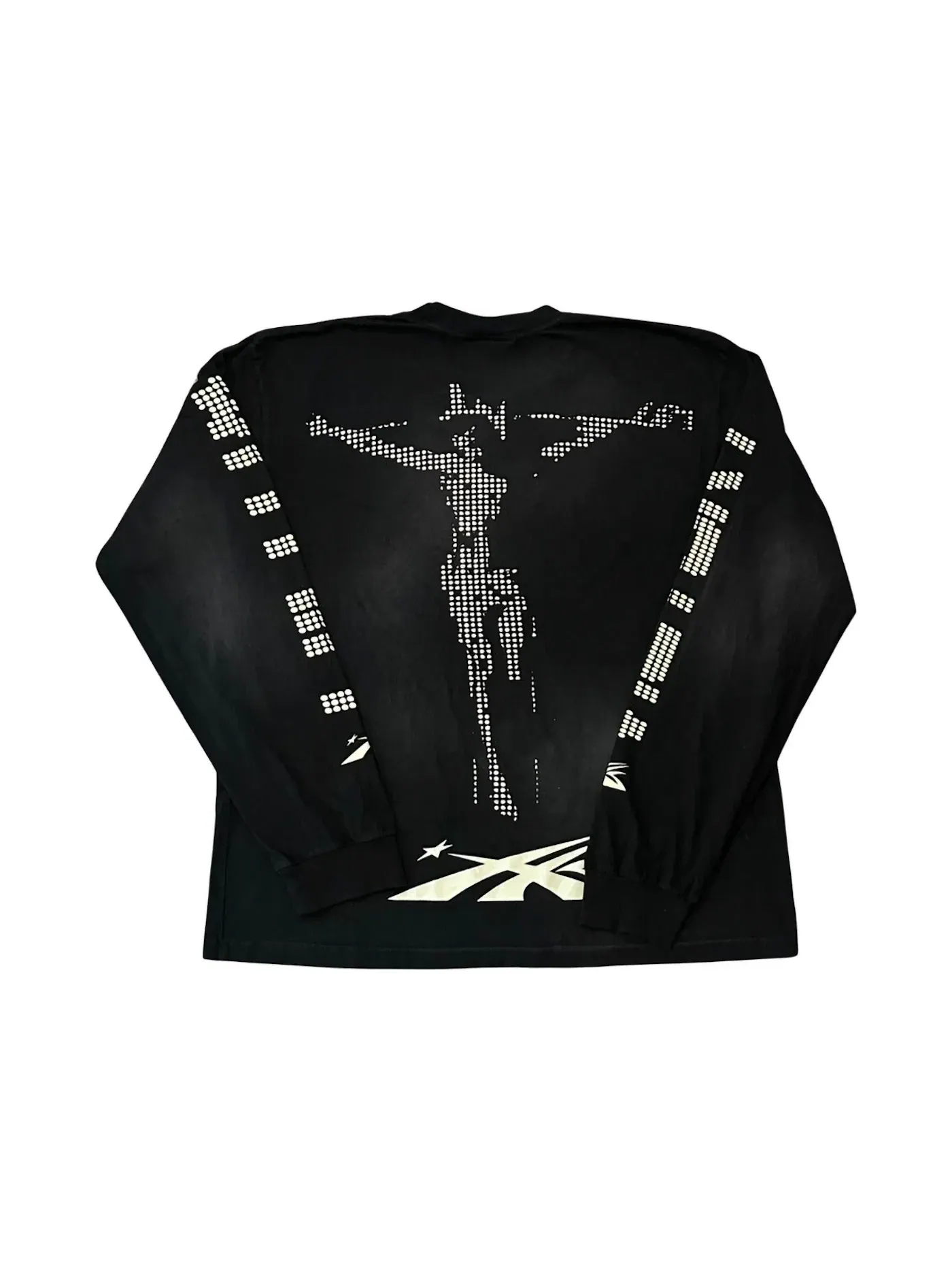 Мужская футболка с длинным рукавом Hellstar Scoreboard L/S T-shirt — изображение 2 из 2, черный