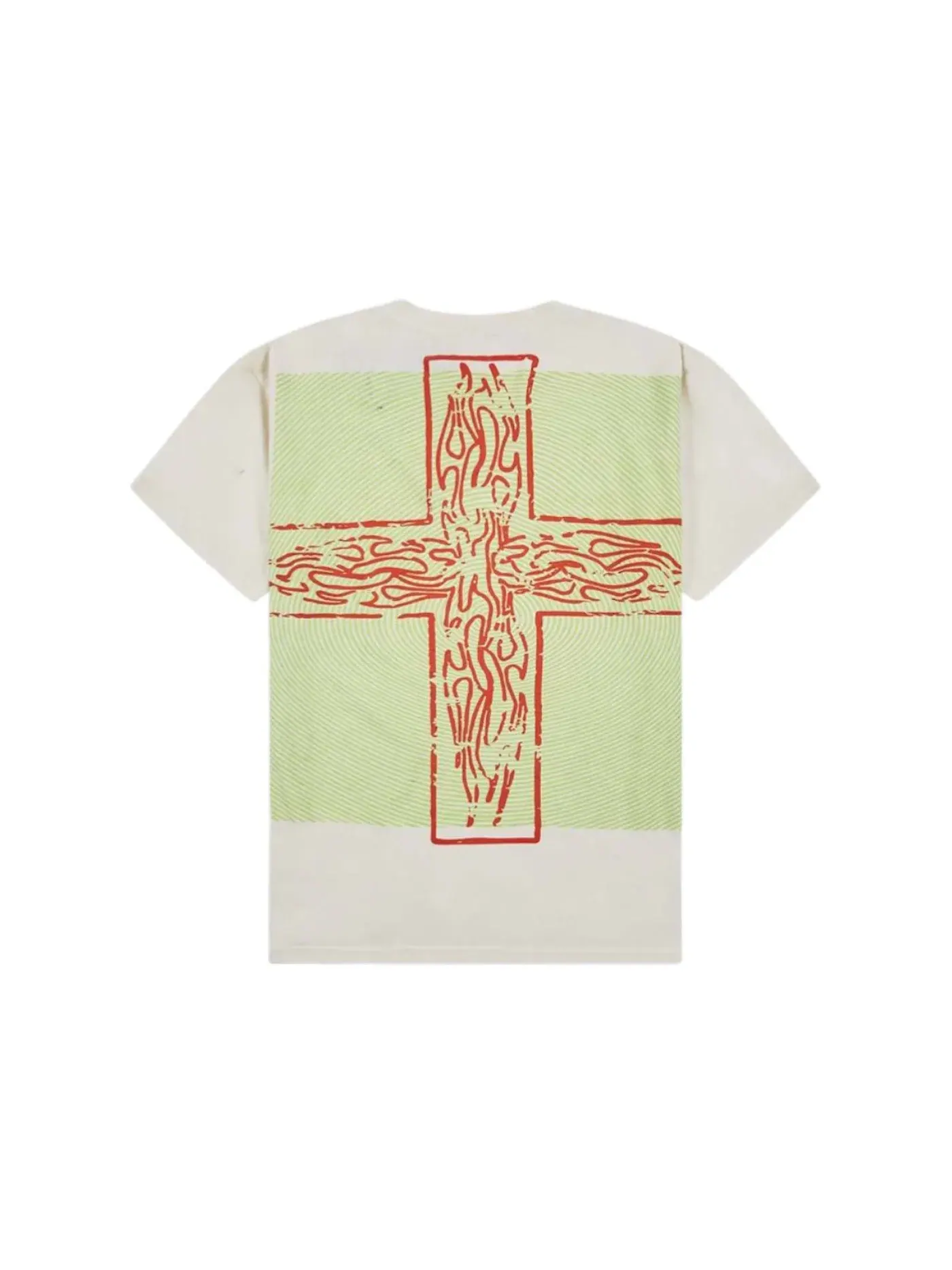 Мужская футболка с принтом Hellstar Son of God Tee White — изображение 2 из 2, белый