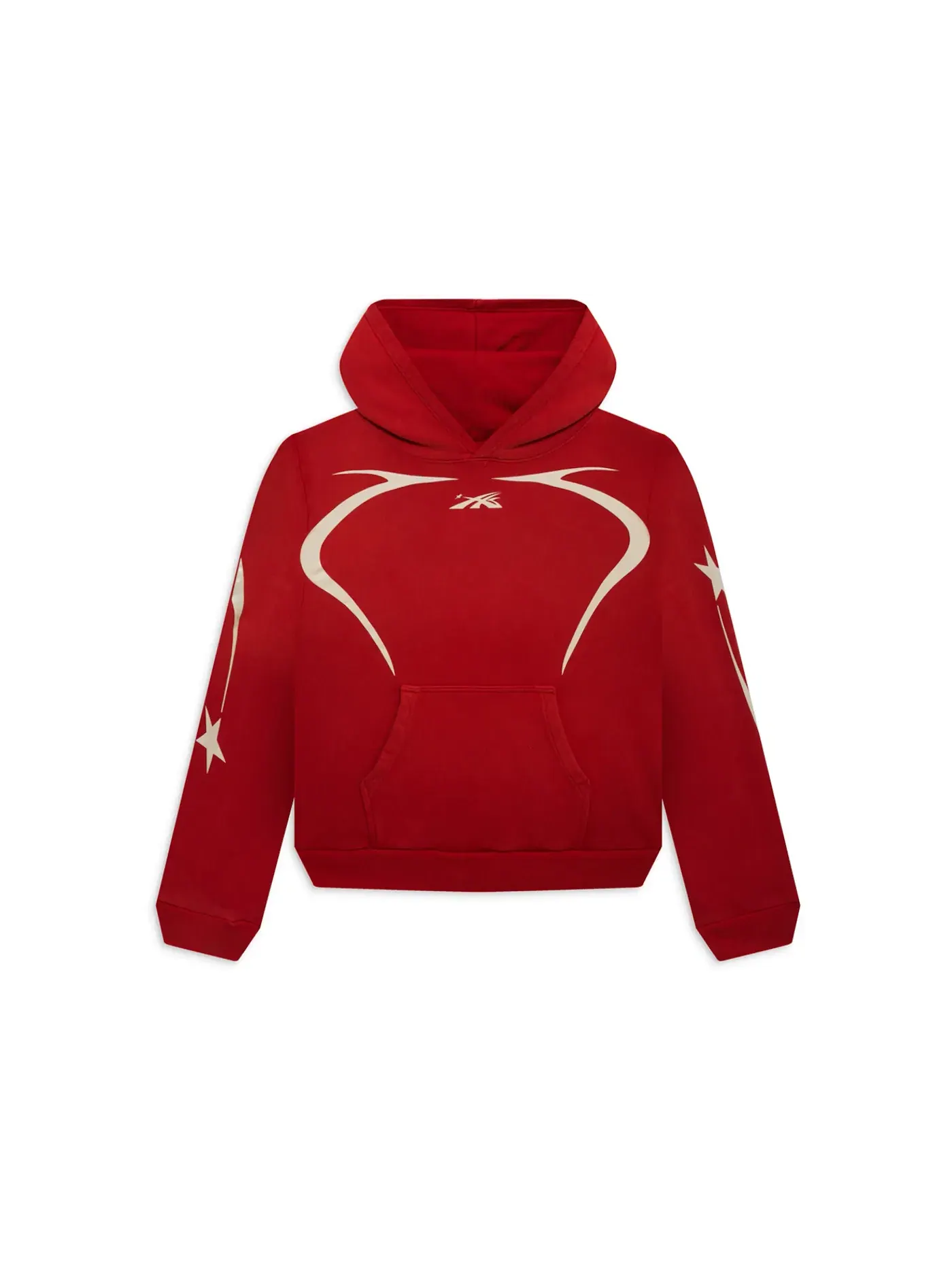 Мужская худи спортивная с принтом Hellstar Hoodie — изображение 1 из 2, красный
