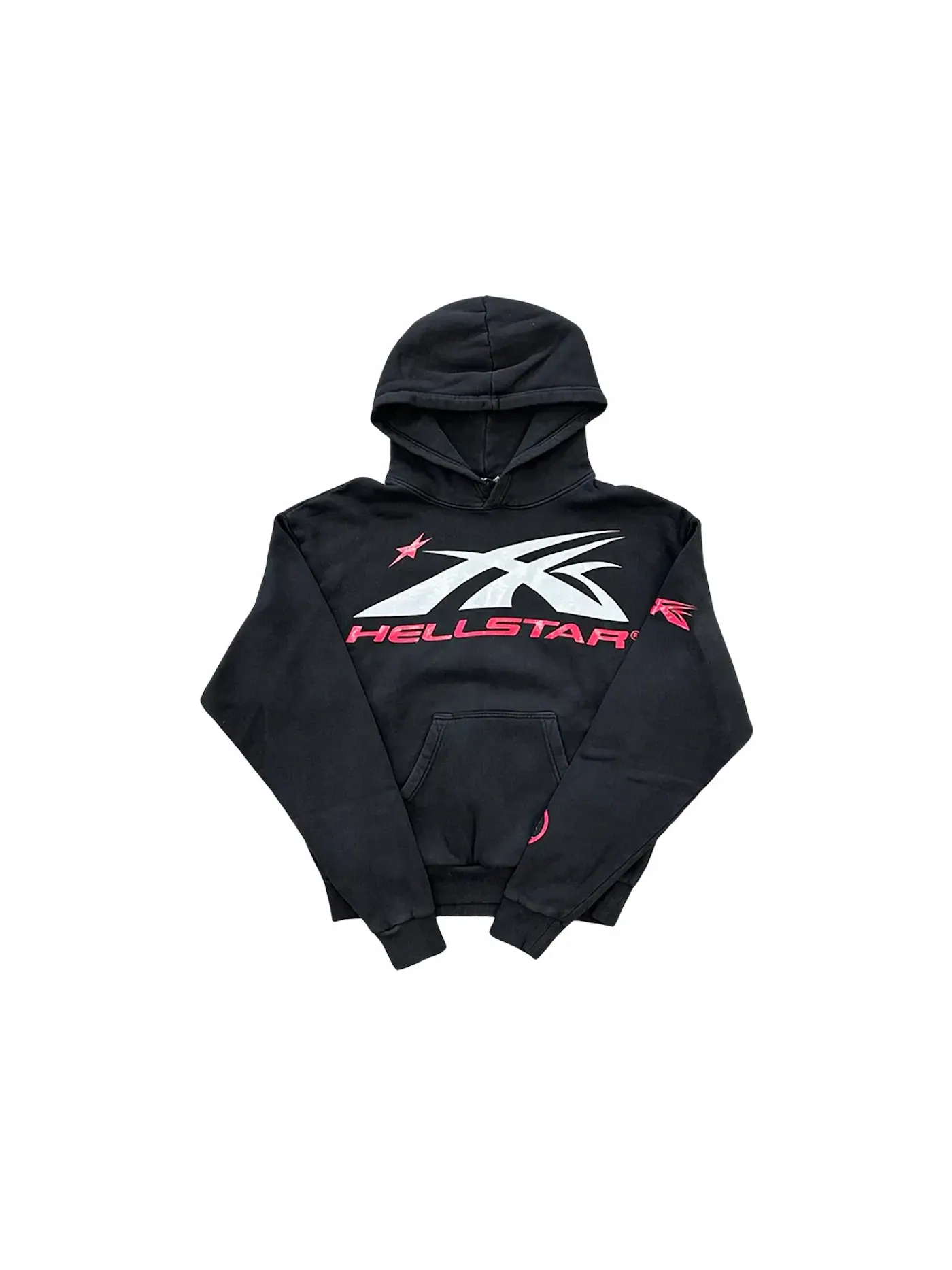 Унисекс худи с принтом Hoodie Hellstar — изображение 1 из 1, черный