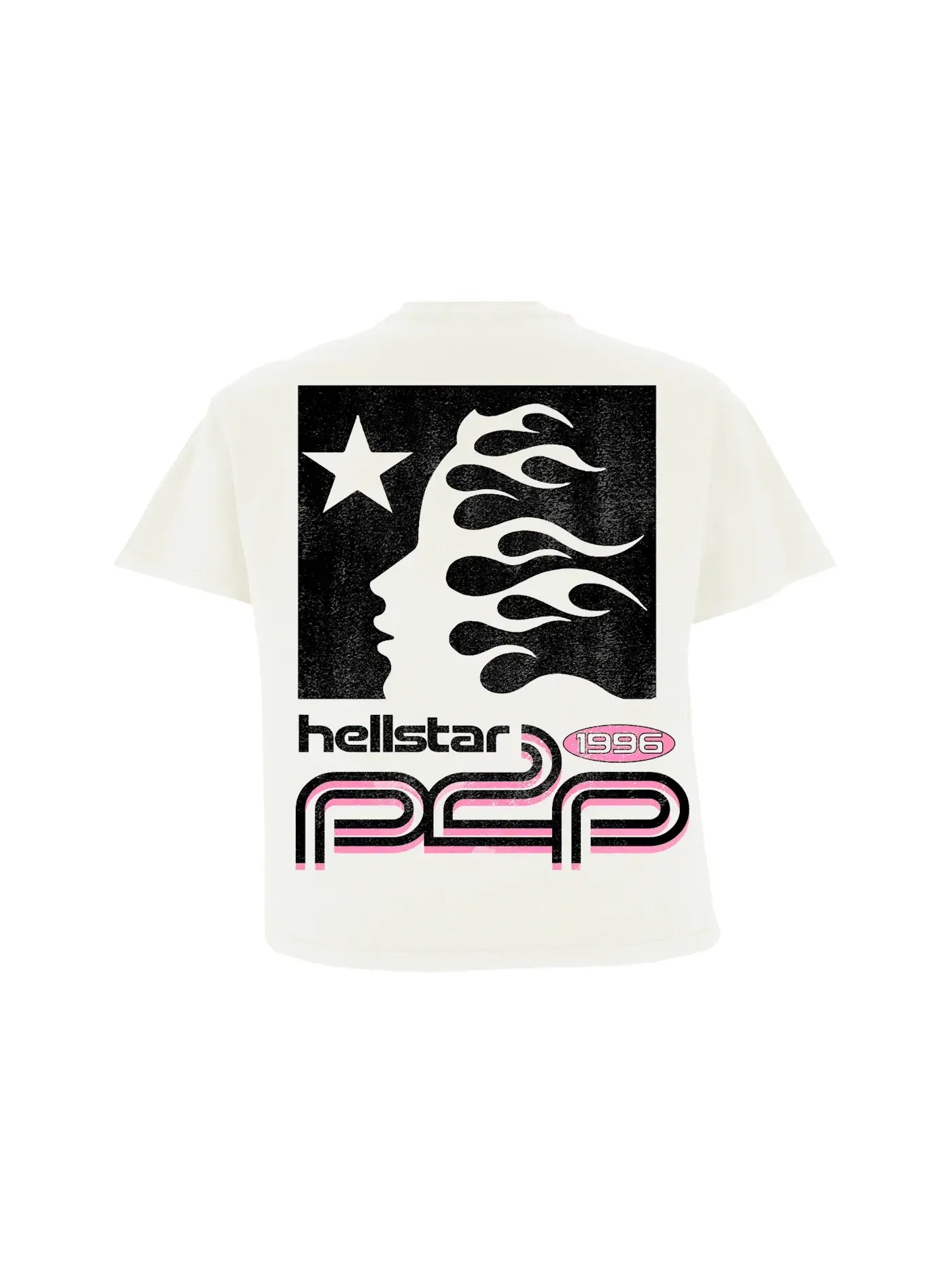 Футболка с принтом Hellstar Sport Logo T-Shirt Hellstar — изображение 2 из 2, белый