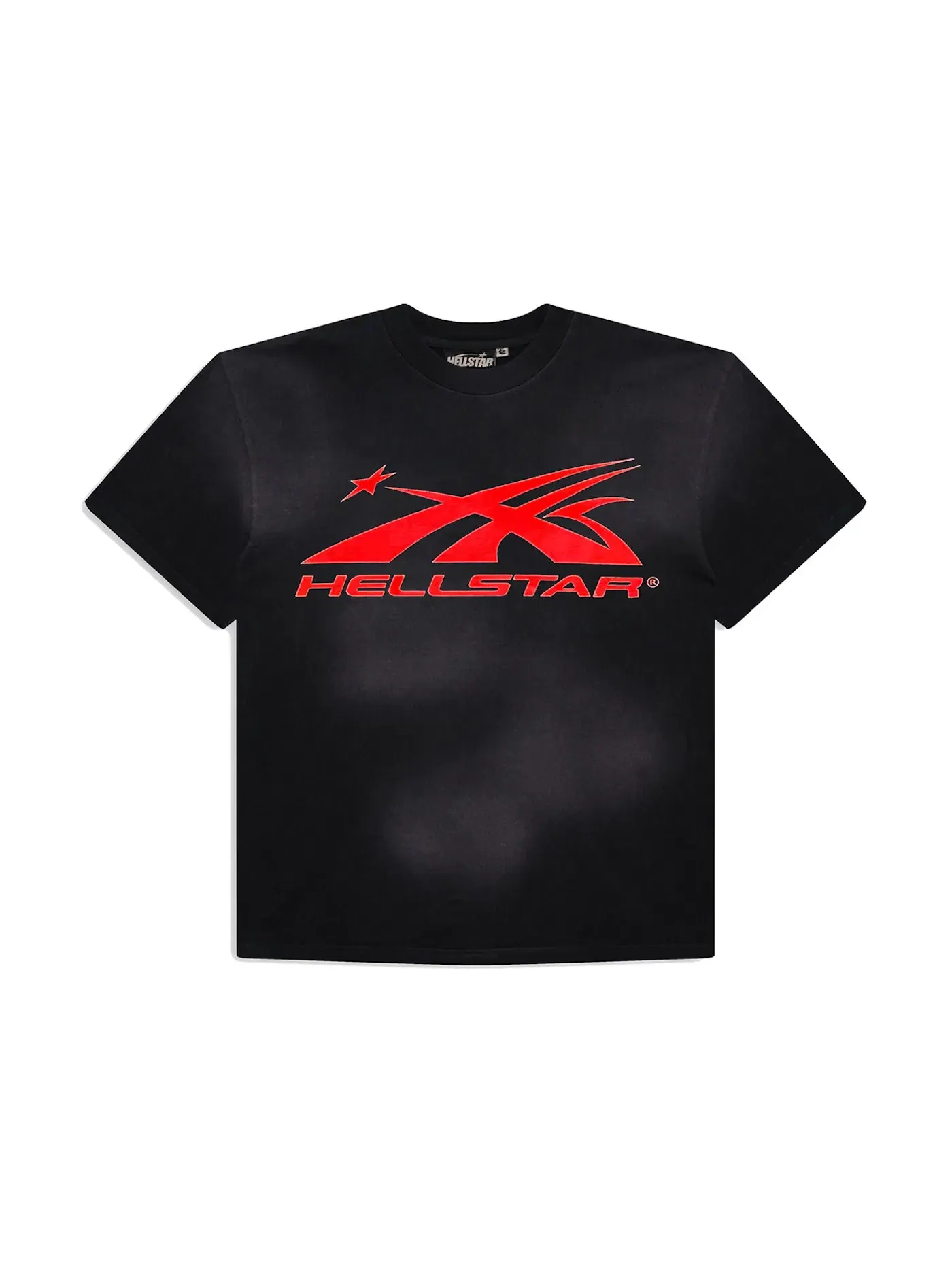 Мужская футболка с принтом Hellstar Gel Logo — изображение 1 из 2, красный