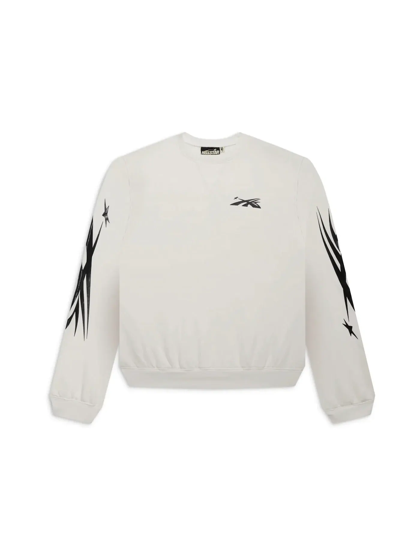 Мужской свитшот с принтом Crewneck Hellstar — изображение 1 из 2, белый